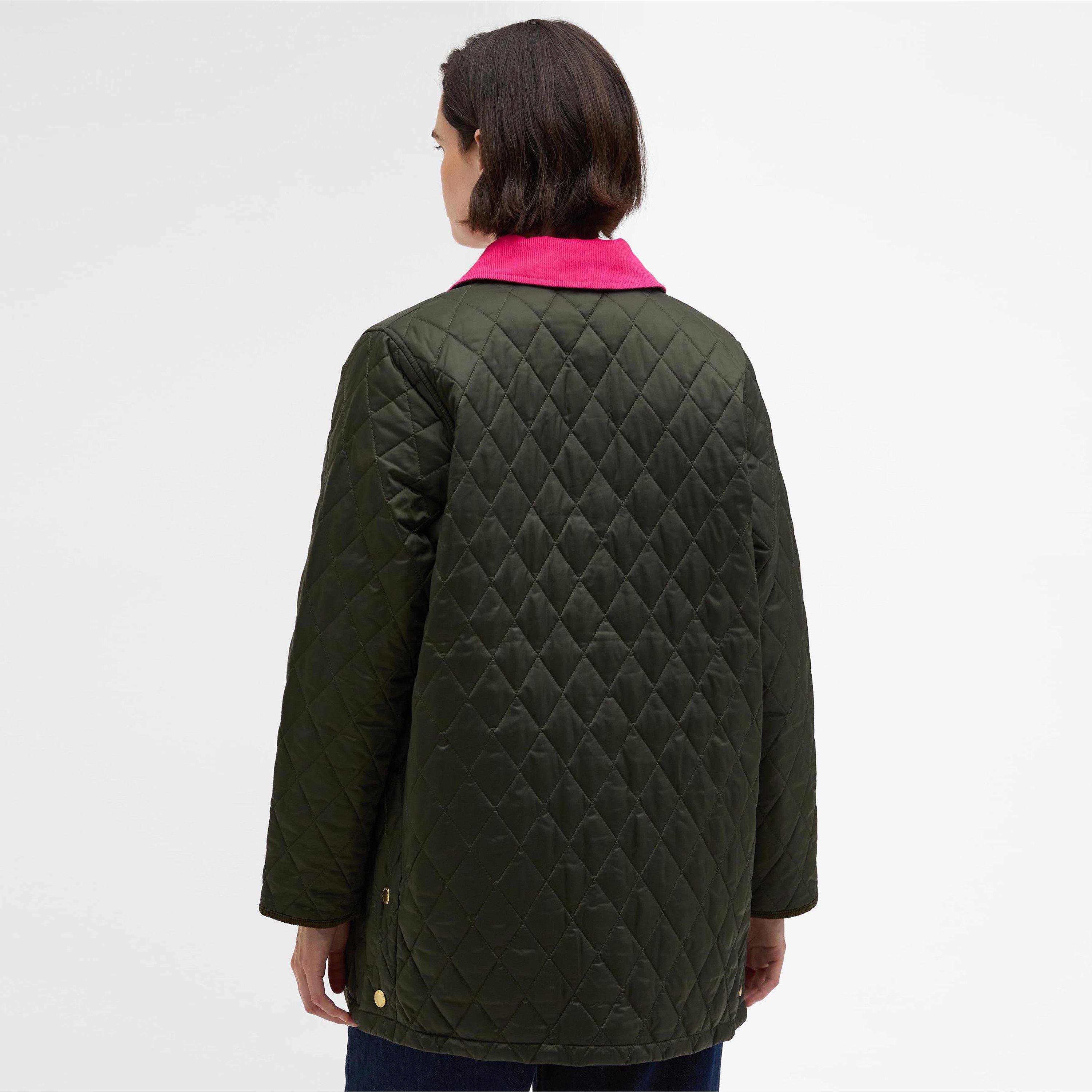 Sage/Fuchs/Anc - Barbour - Women's  Icons Modern Liddesdale Long Sleeve Quilted Jacket - 2