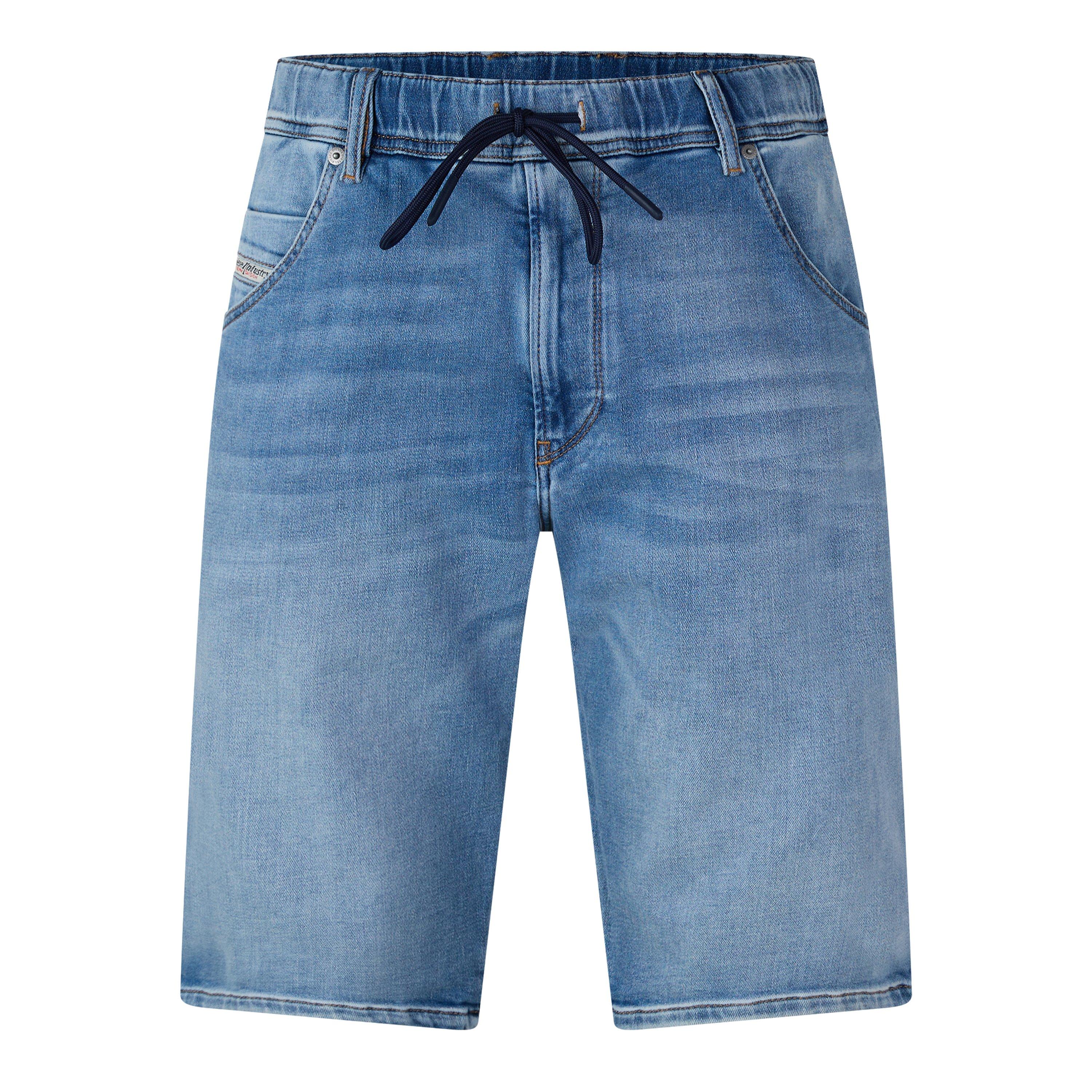 Blue Denim - Diesel - Men's D-Krooshort-T Denim Shorts - 1
