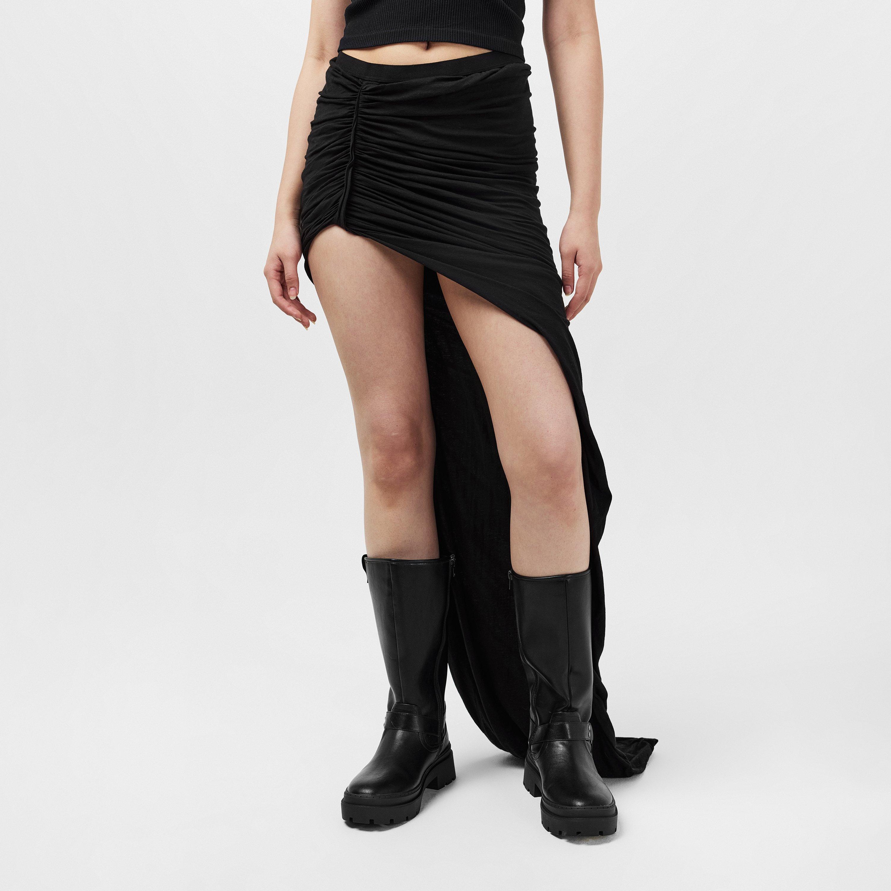 Black - Rick Owens Drkshdw - Porterville Soft Skirt - 1