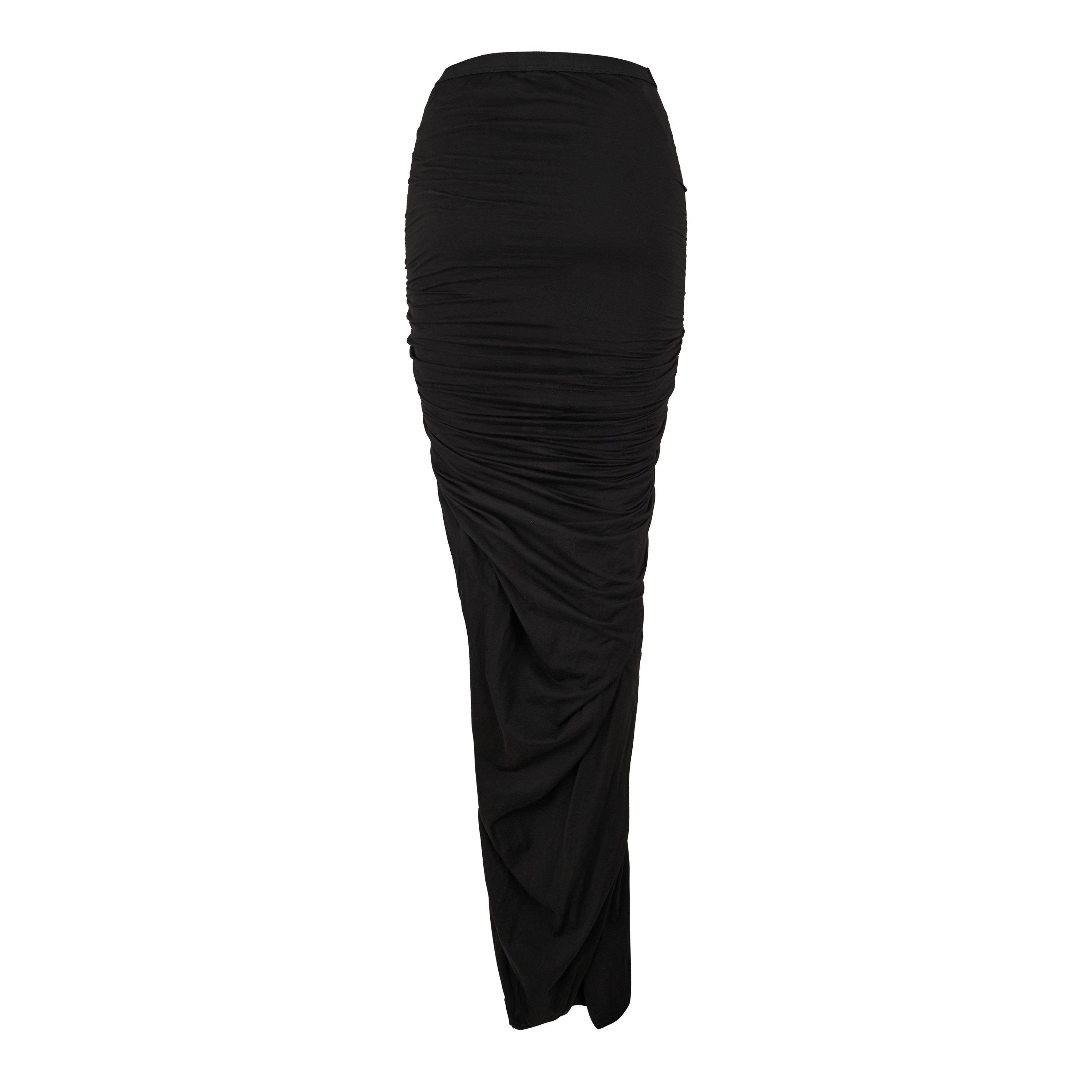 Black - Rick Owens Drkshdw - Porterville Soft Skirt - 6