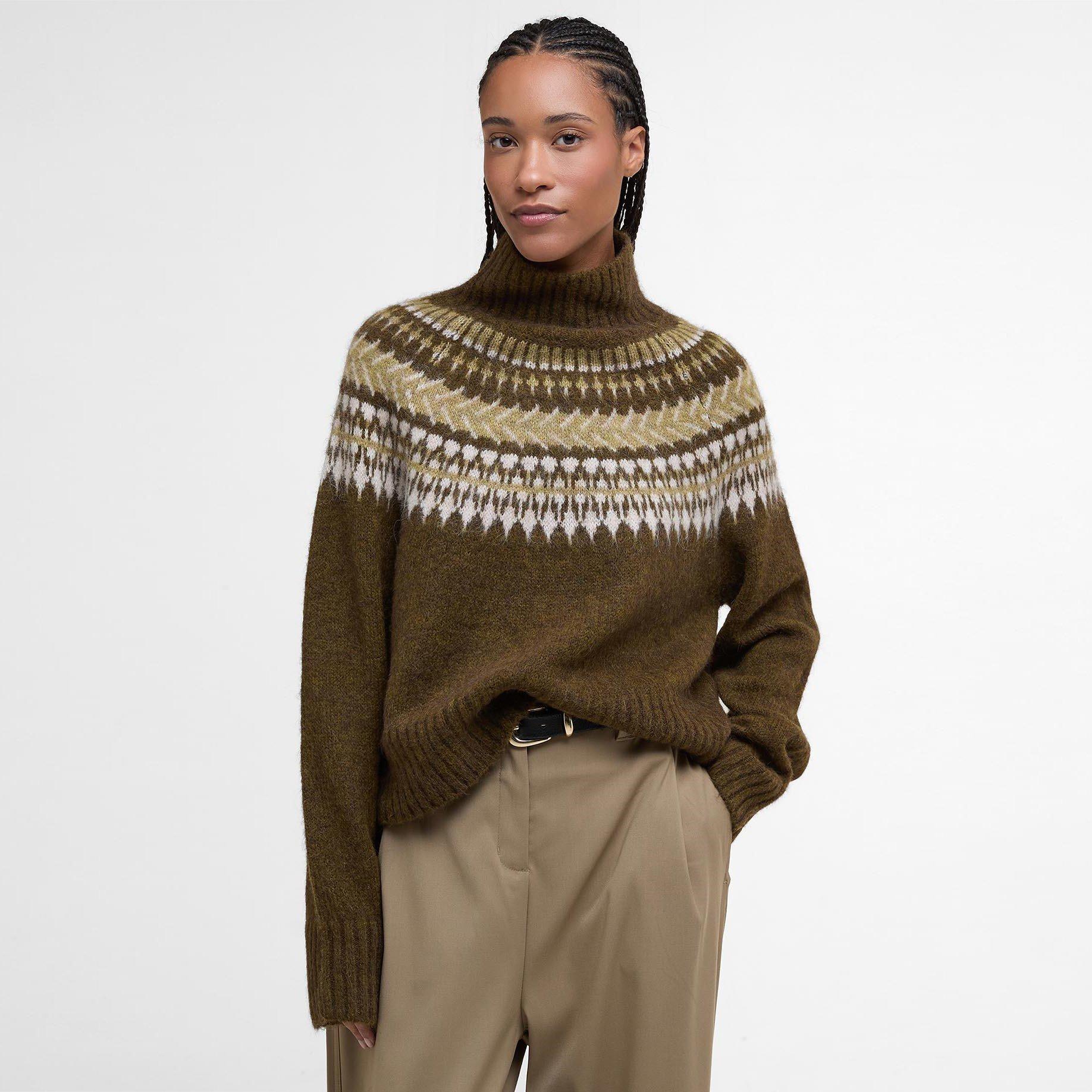 Multi - Barbour - Lorrie Fair Isle Roll-Neck Jumper - 2