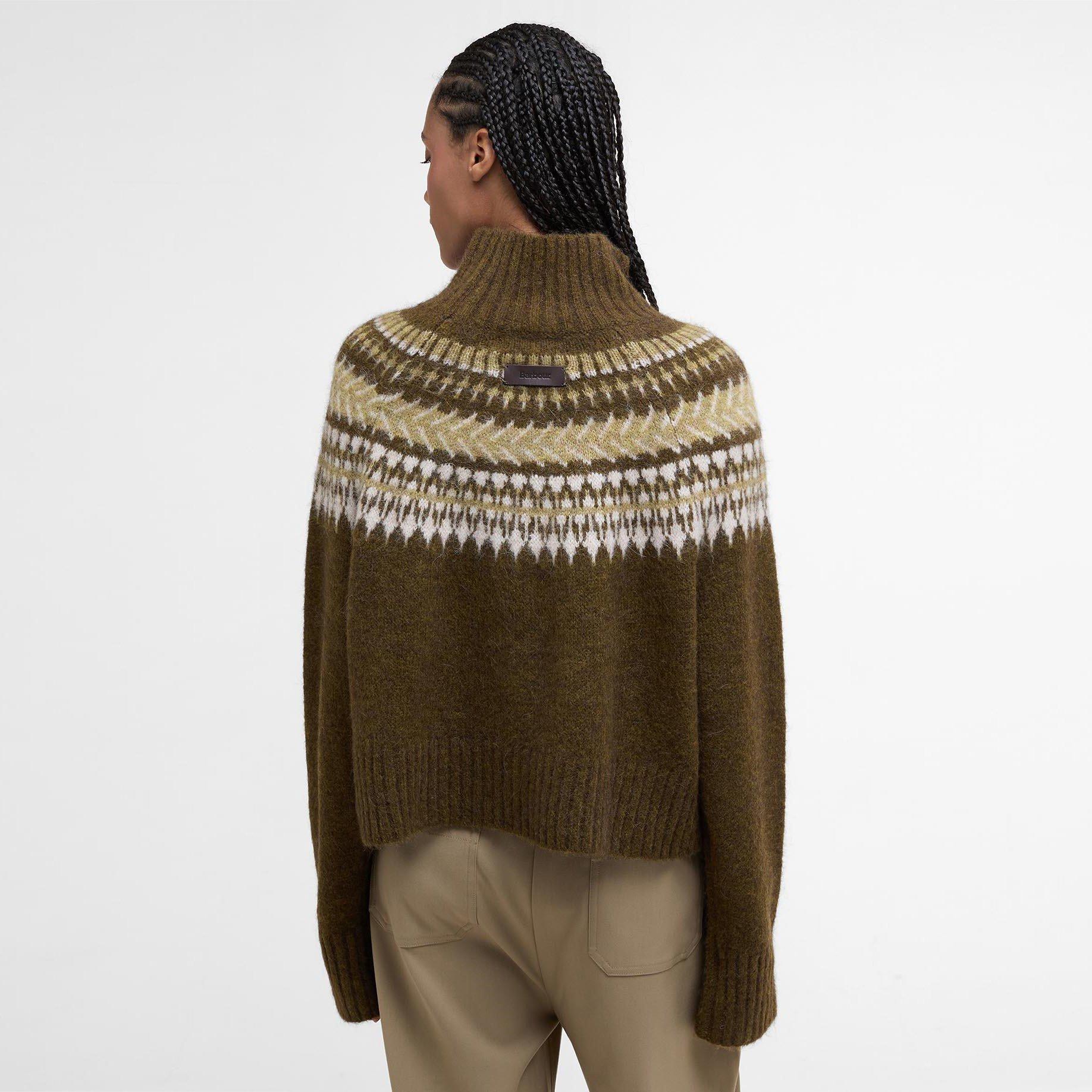 Multi - Barbour - Lorrie Fair Isle Roll-Neck Jumper - 3