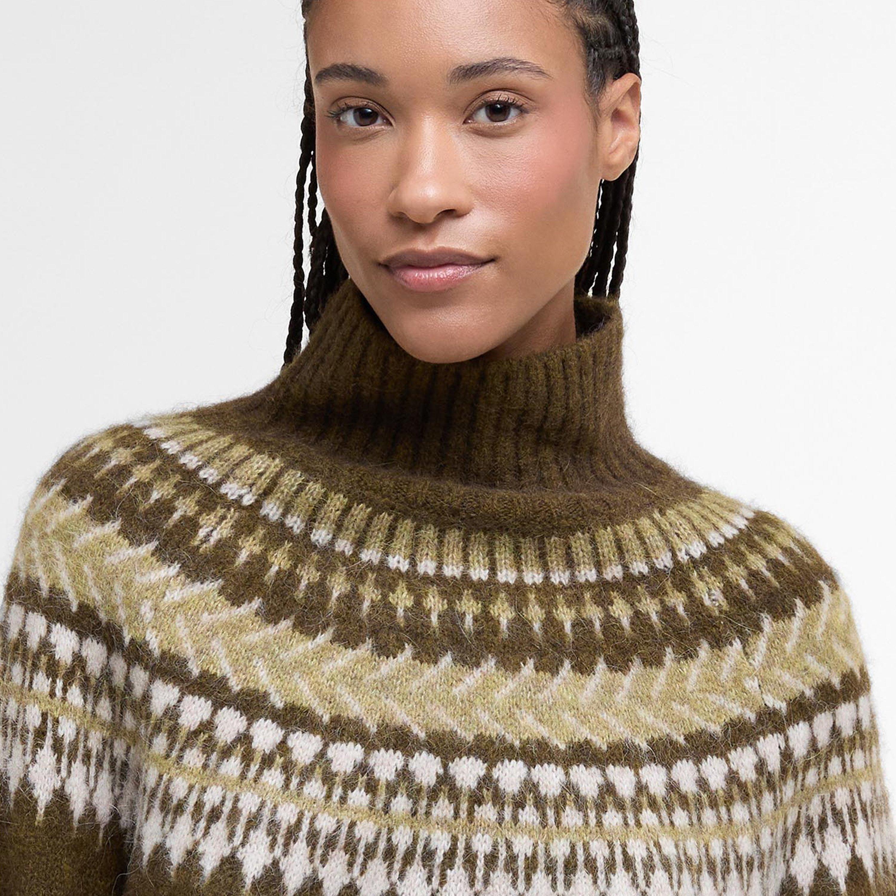 Multi - Barbour - Lorrie Fair Isle Roll-Neck Jumper - 4