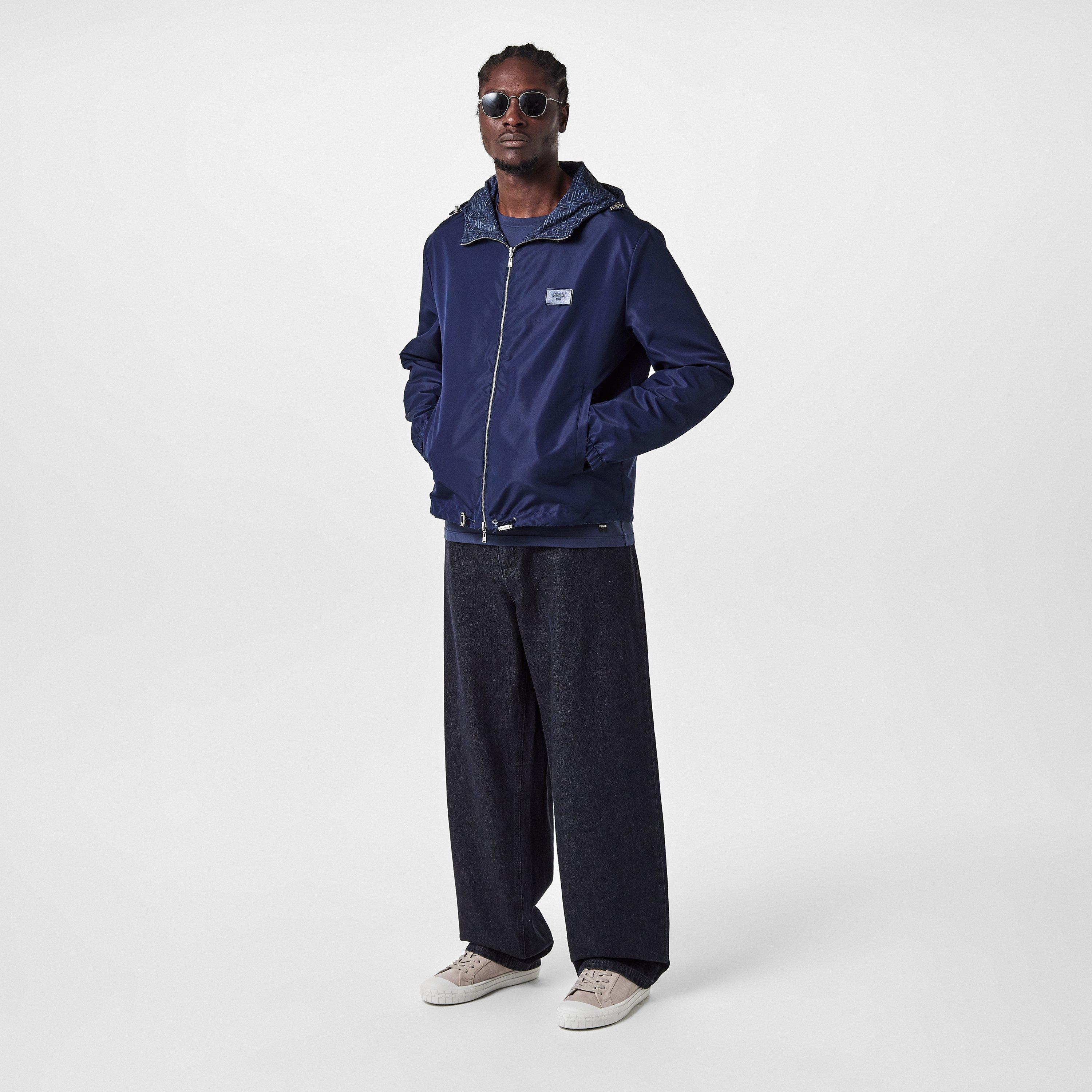 Blue - Fendi - Men's All Over Lightweight Windbreaker - 6