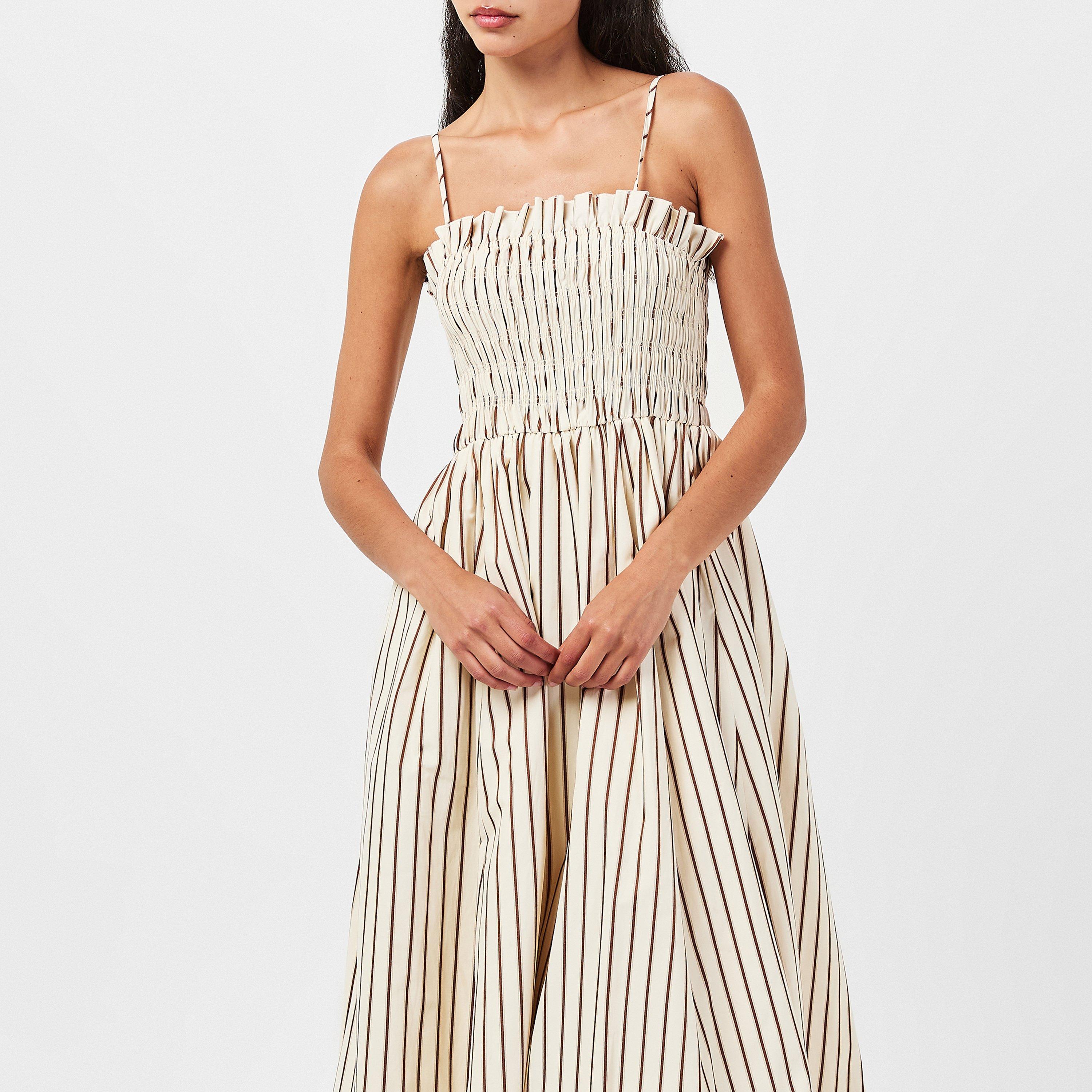 Beige Stripe - AmyLynn - Women's Polly Maxi Dress - 3