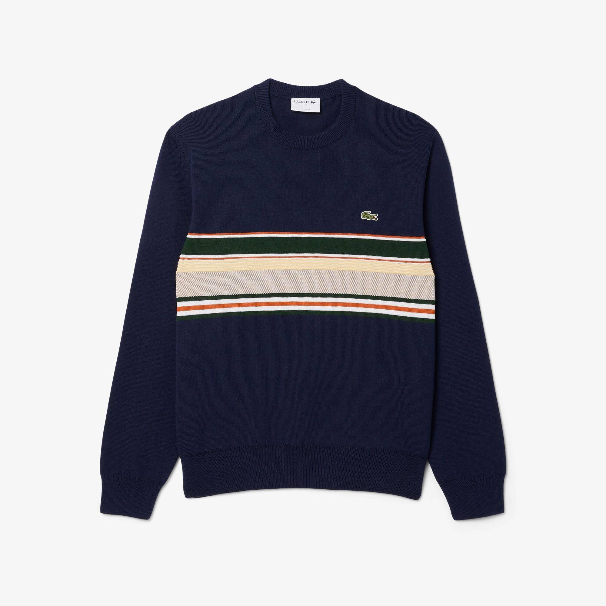 Navy 9IL - Lacoste - Men's Crew Neck Jumper - 1