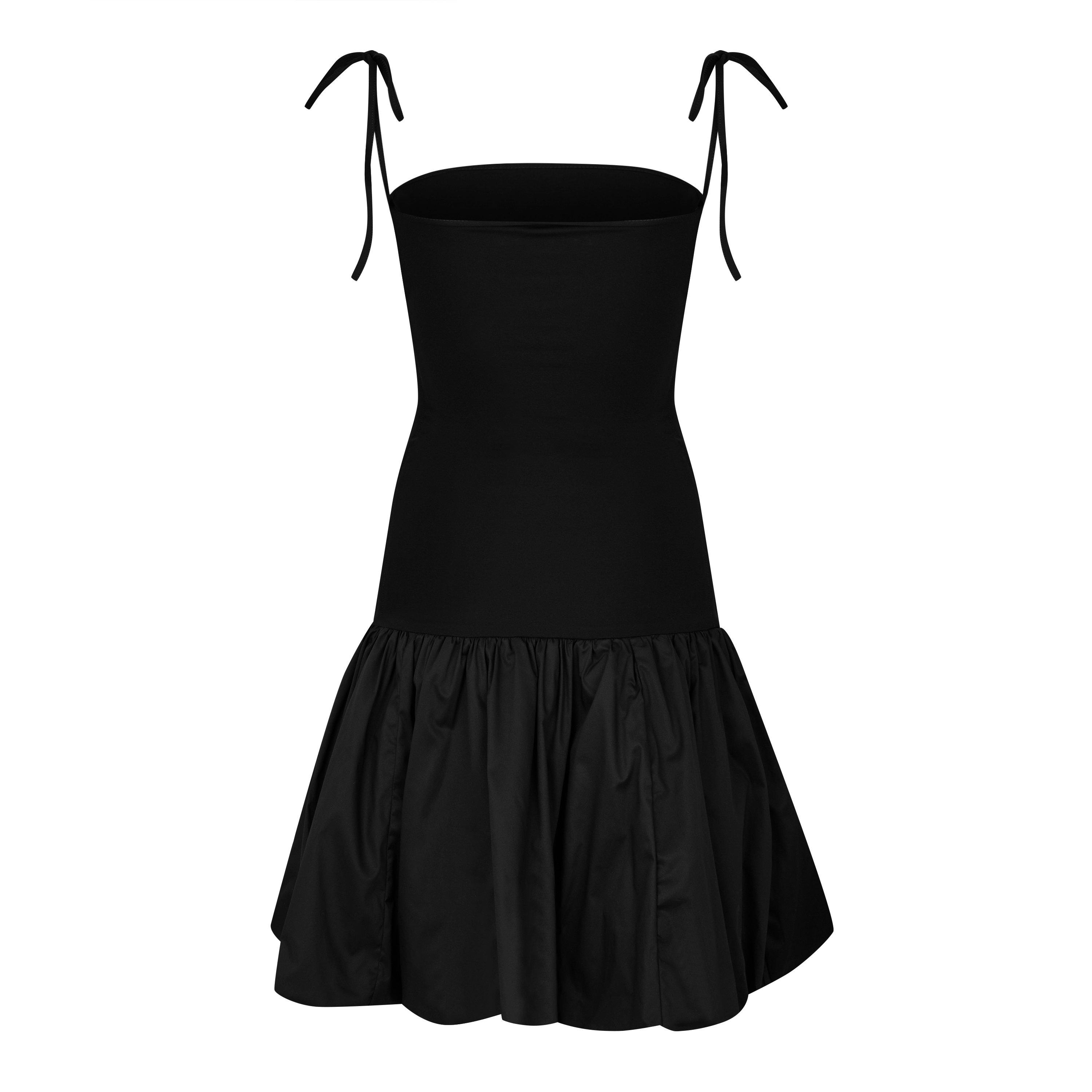 Black - AmyLynn - Women's Alexa Mini Peplum Dress - 8