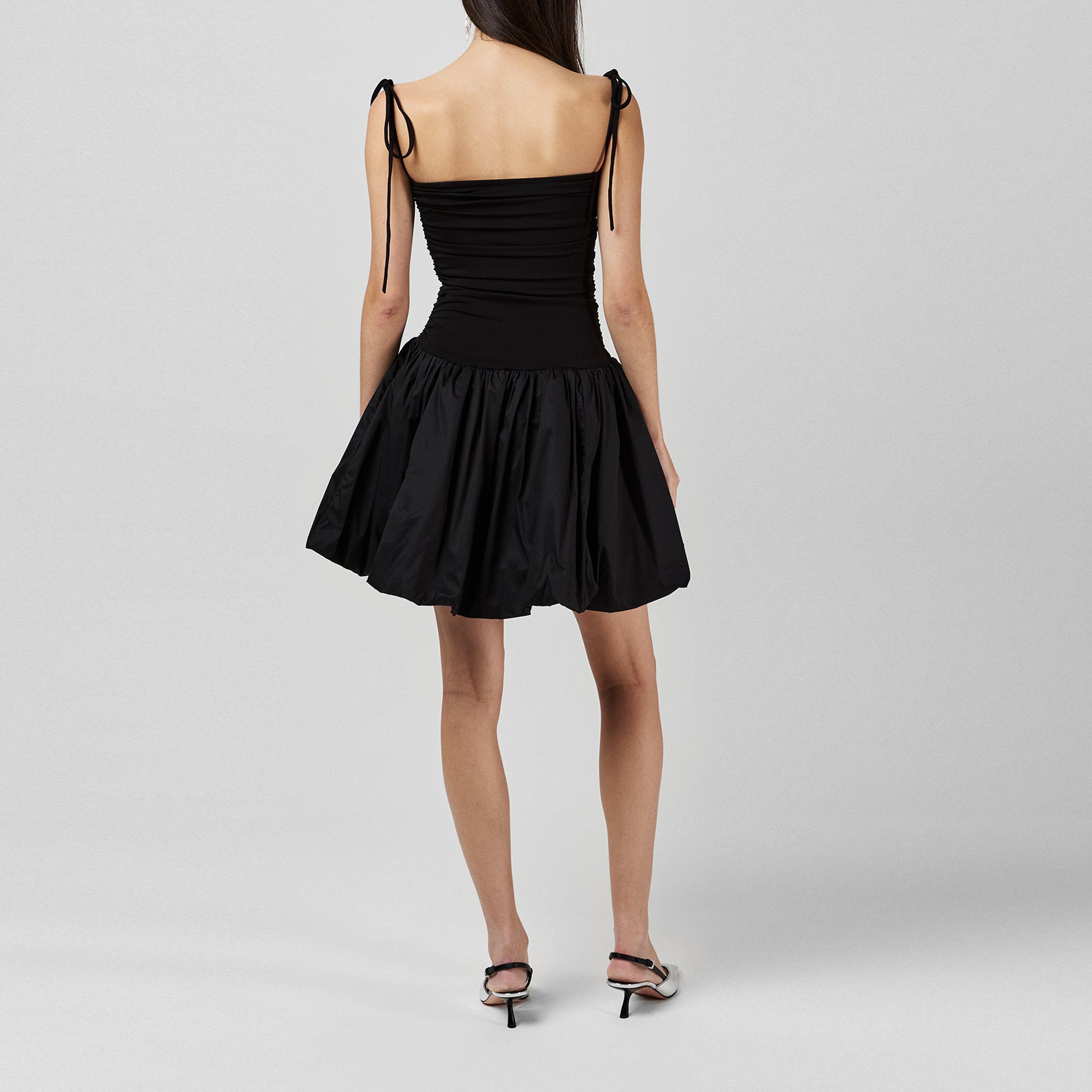 Black - AmyLynn - Women's Alexa Mini Peplum Dress - 4