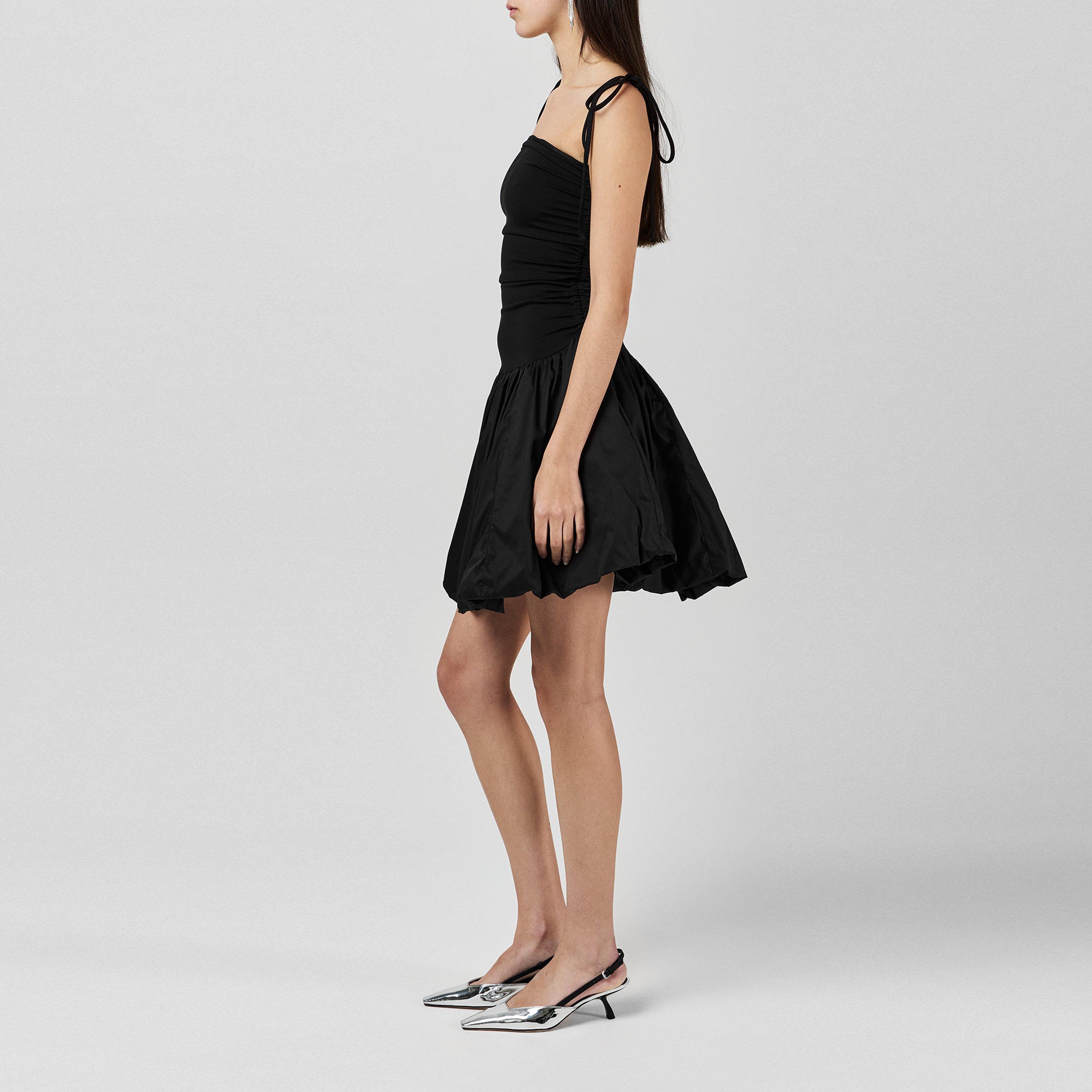 Black - AmyLynn - Women's Alexa Mini Peplum Dress - 6