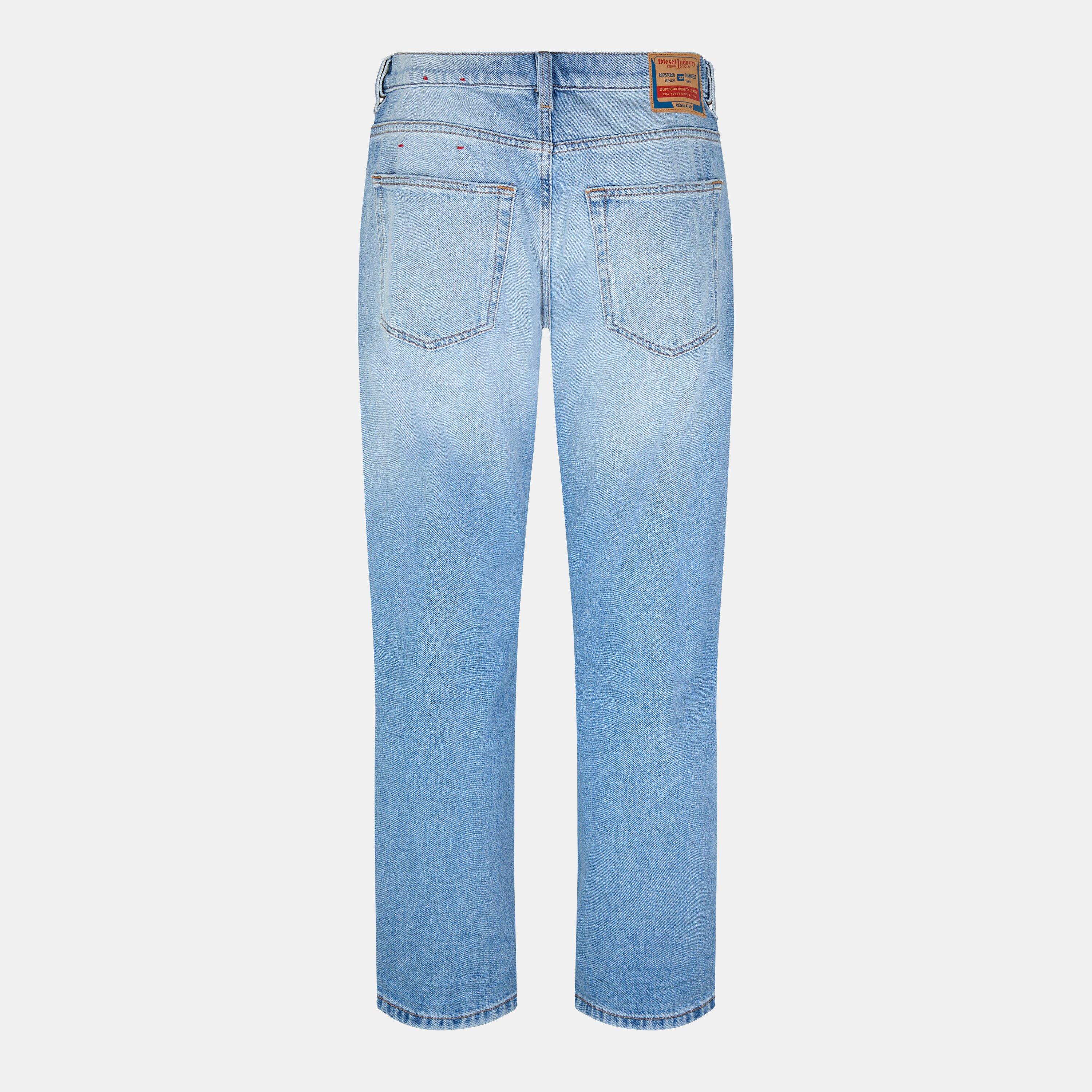 01 Light Blue - Diesel - Men's Wide Leg Jeans - 2