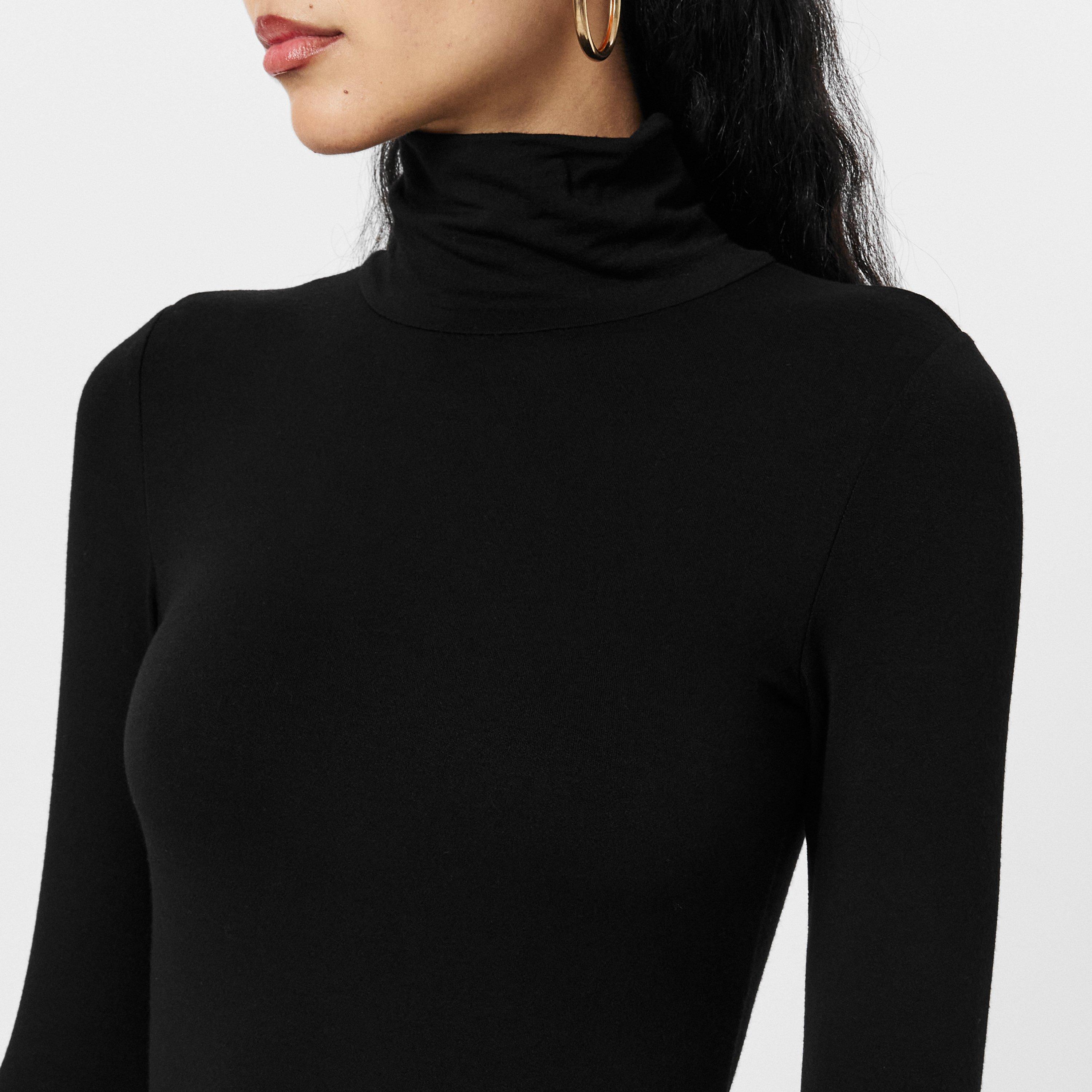 Black - Naked Wardrobe - Sculpt Straight Leg Jumpsuit - 5