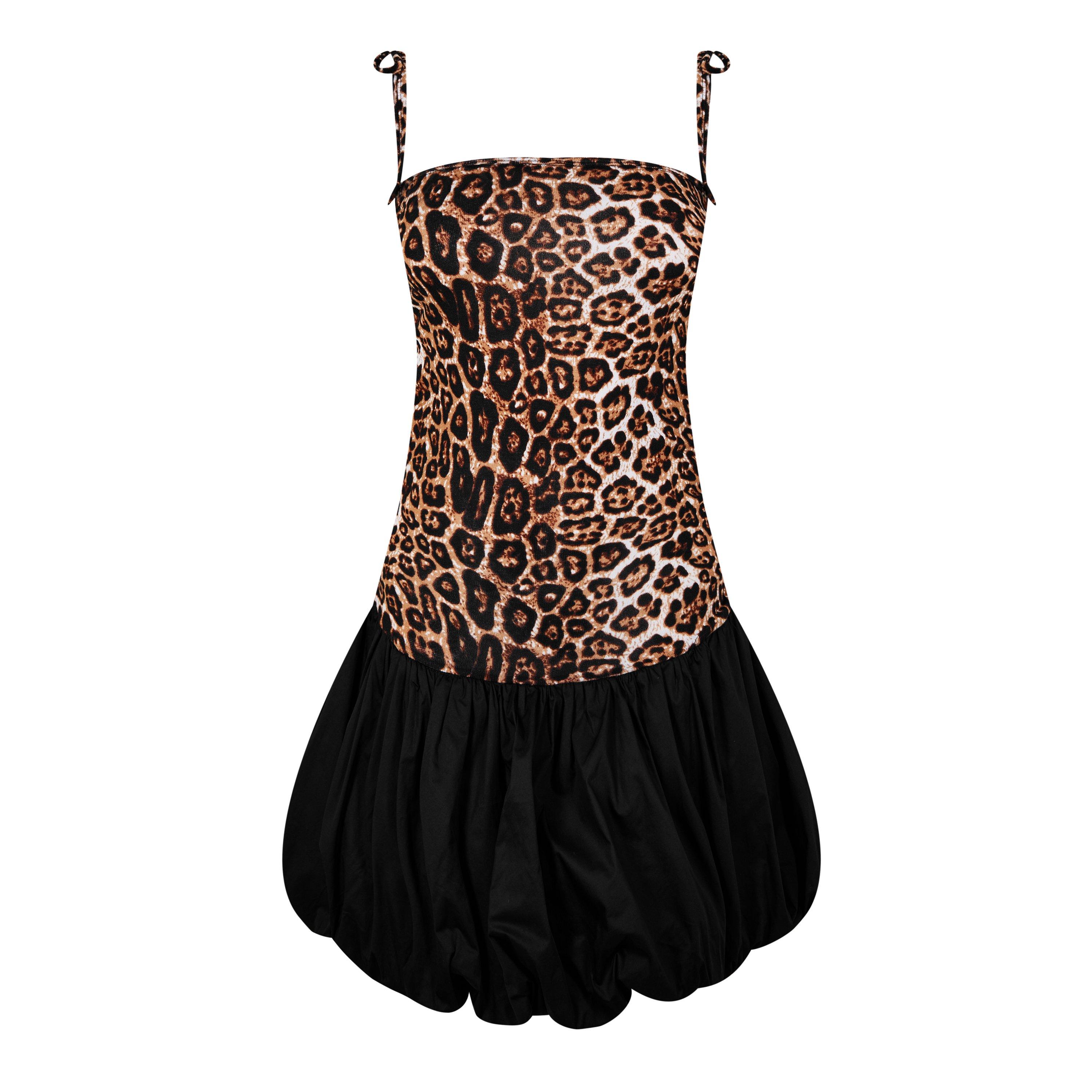 Leopard - AmyLynn - Women's Alexa Ultra Peplum Dress - 5