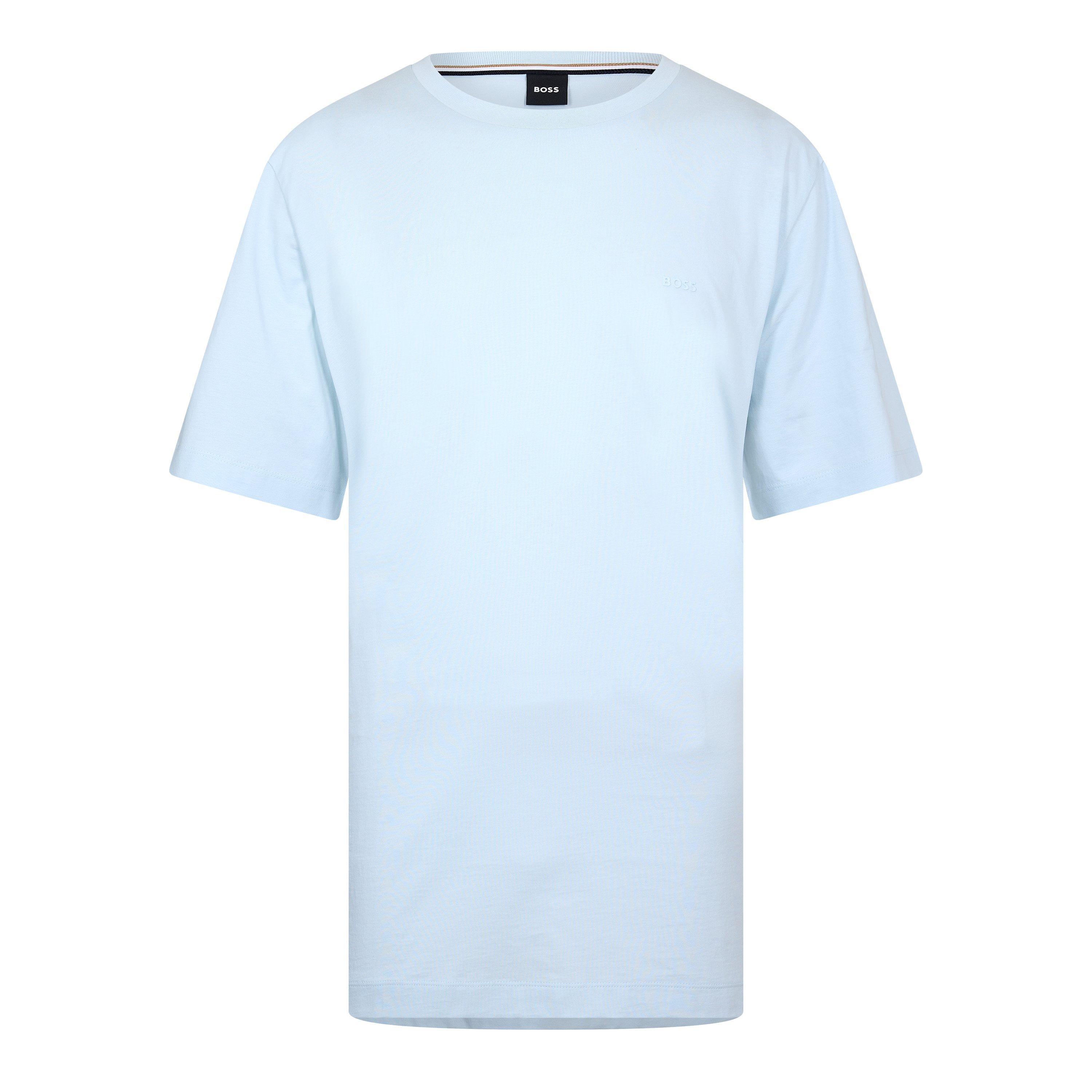 Boss Men's Hbb Thompson Tonal Logo T-Shirt - Open Blue - Medium