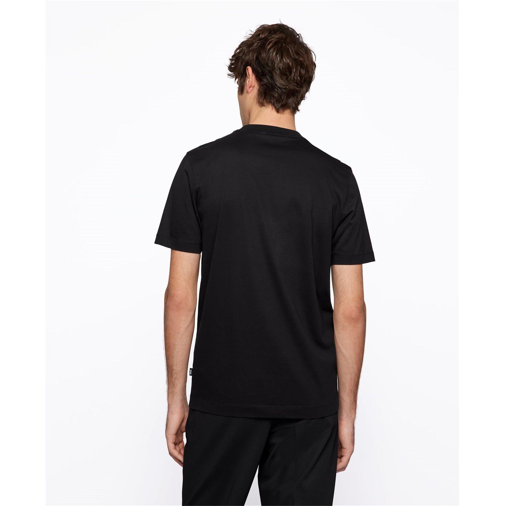 Black 001 - Boss - Men's HBB Thompson Tonal Logo T-Shirt - 2