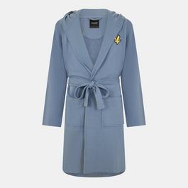 Lyle and Scott Hooded Towel Dressing Gown