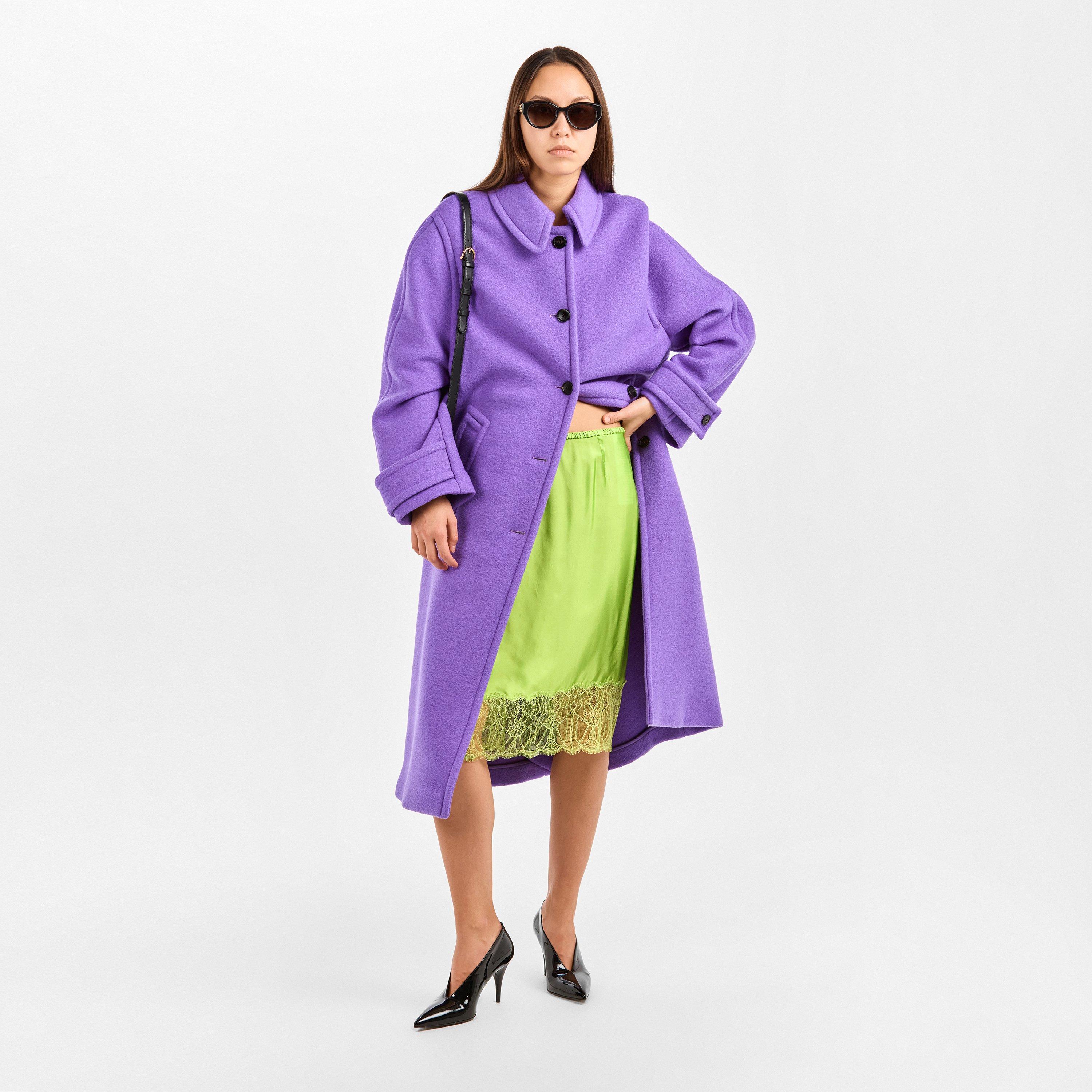 Apple Green - Gucci - Women's Fluid Midi Skirt - 6