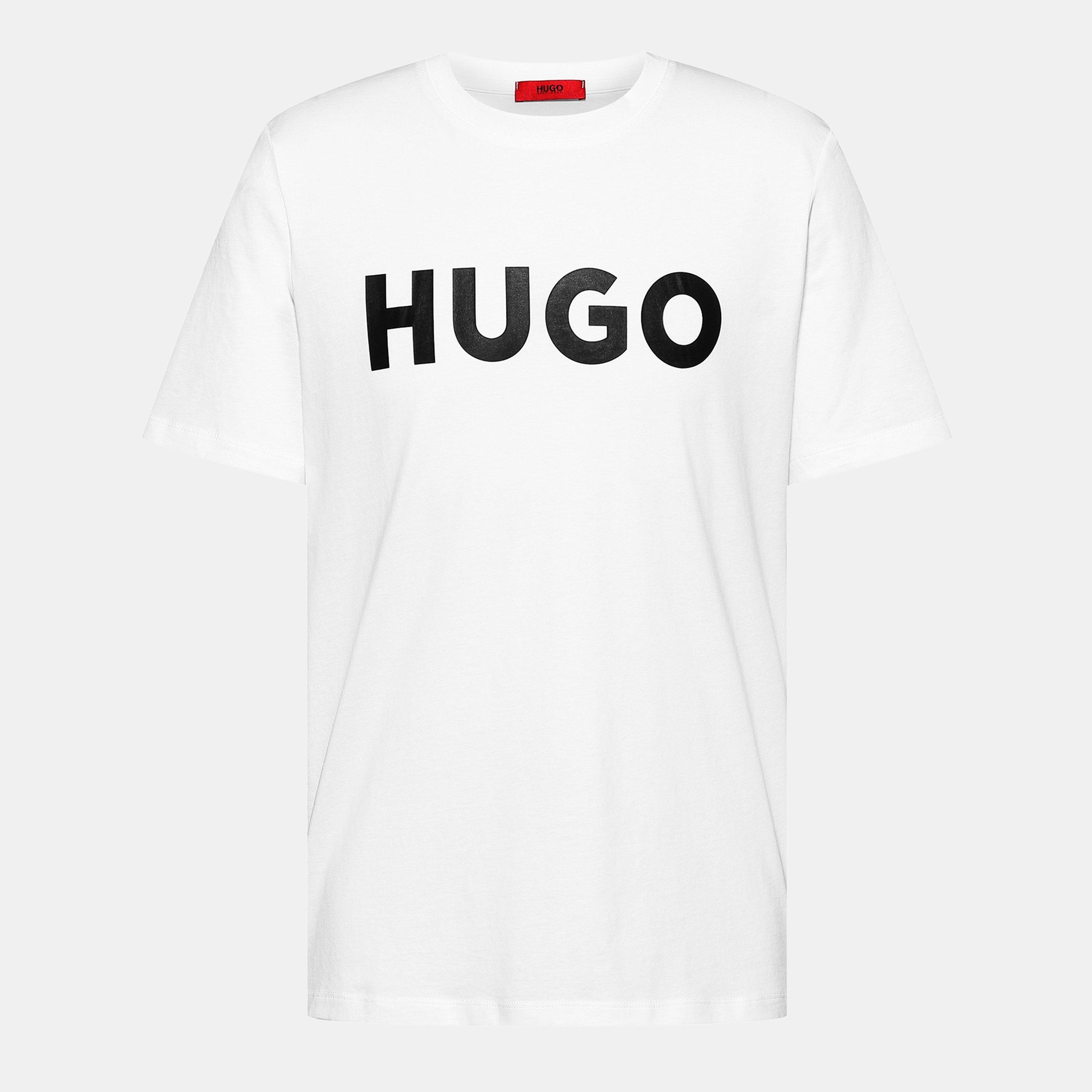 Hugo Men's Dulivio T Shirt - White/Black 120 - X Large