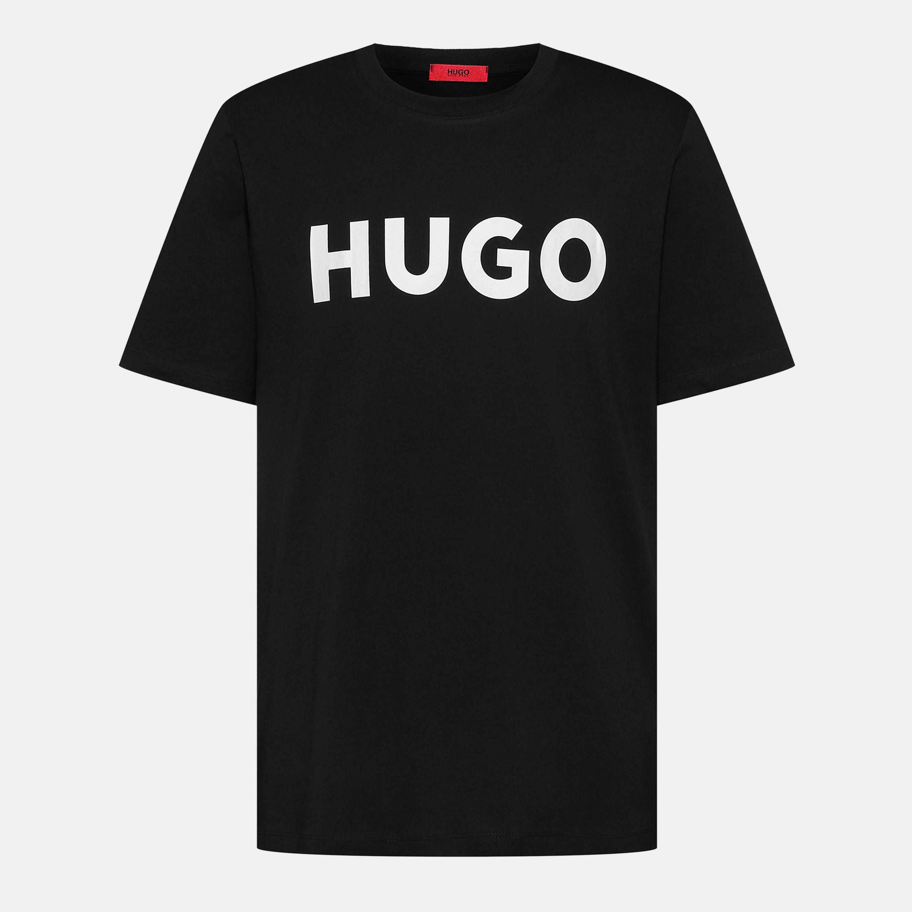 Hugo Men's Dulivio T Shirt - Black/White 002 - 2X Large