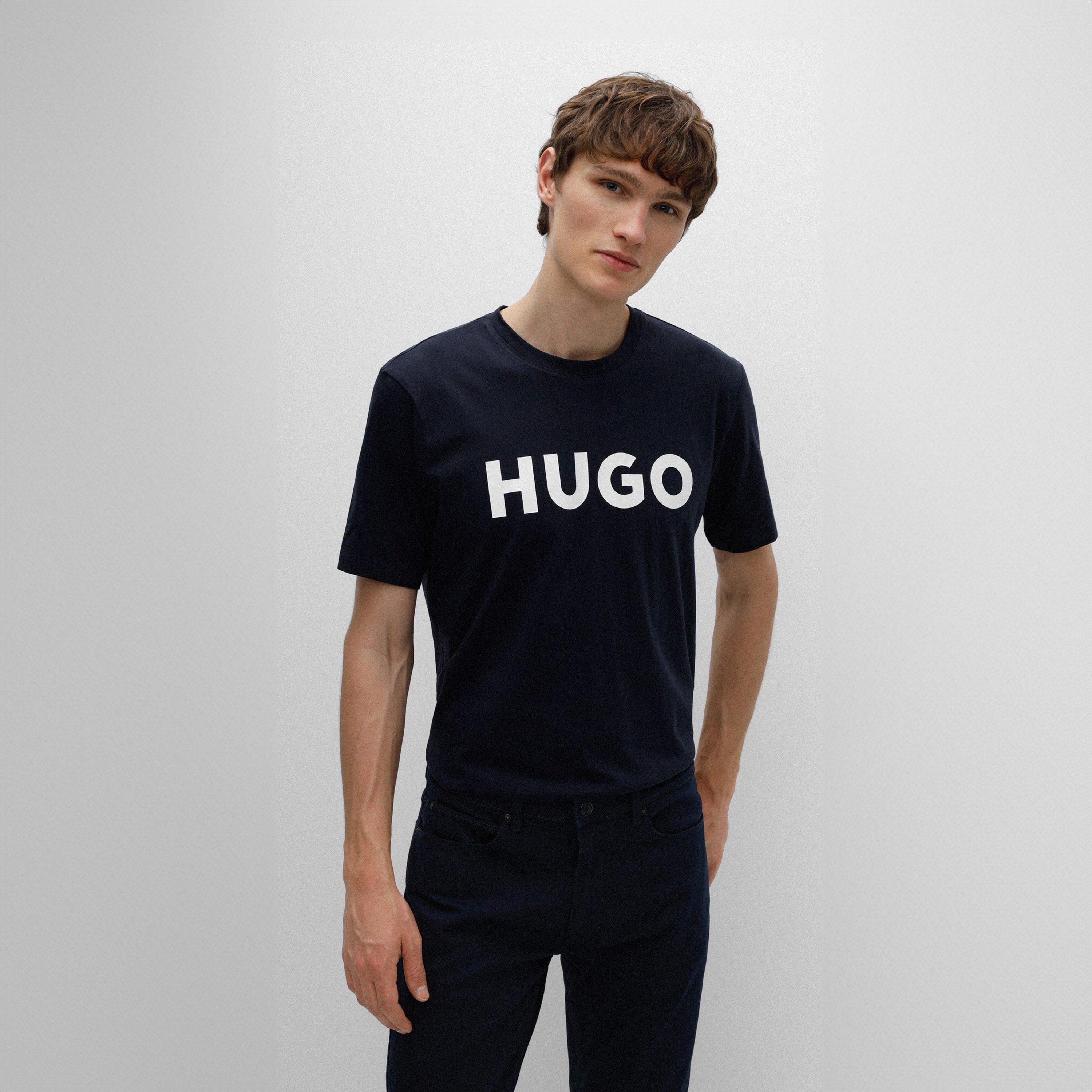 Navy/White 405 - Hugo - Dulivio T Shirt - 2