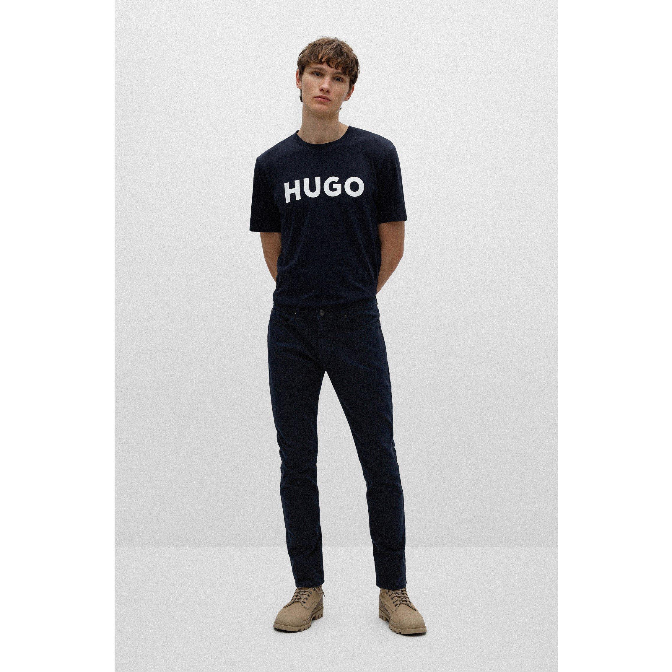 Navy/White 405 - Hugo - Dulivio T Shirt - 3