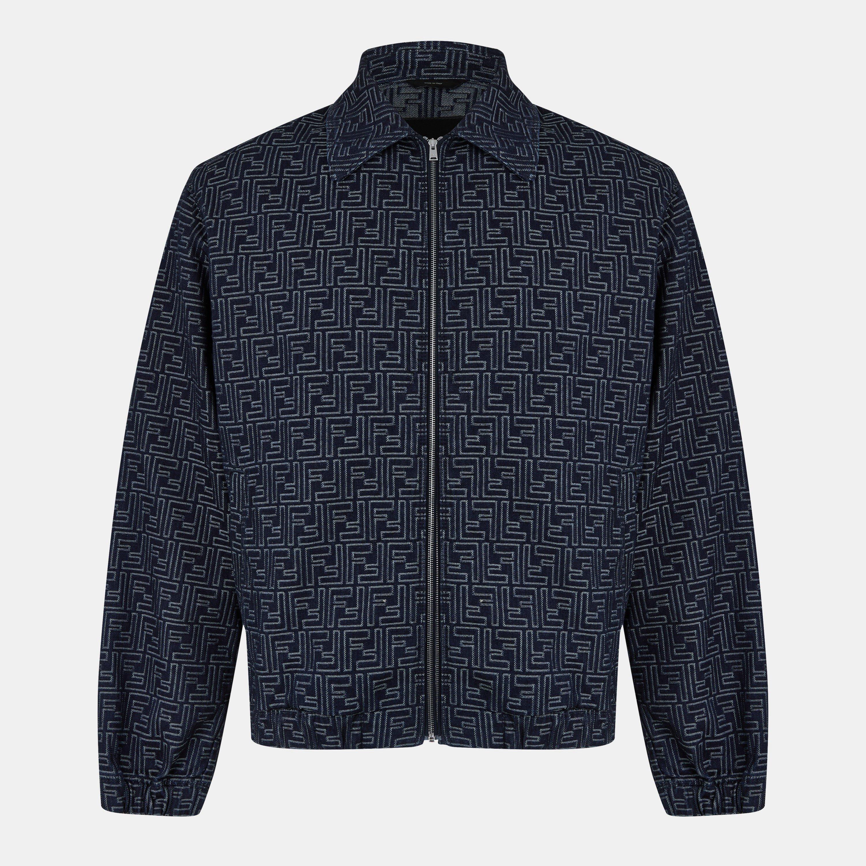 Indigo - Fendi - Mens Jeans Denim Jacket - 1