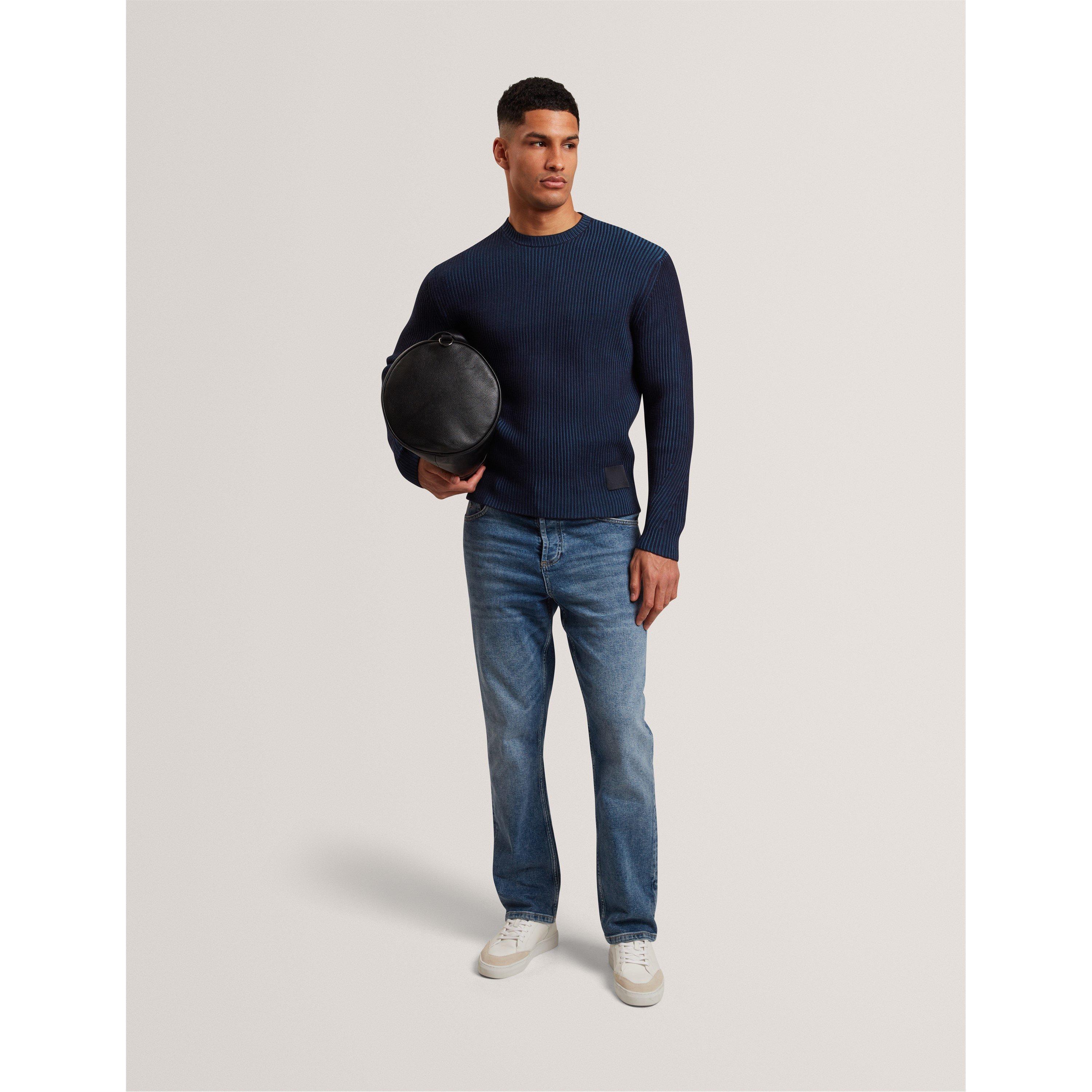 Navy - Ted Baker - Ted Textured Jumper Sn61 - 5
