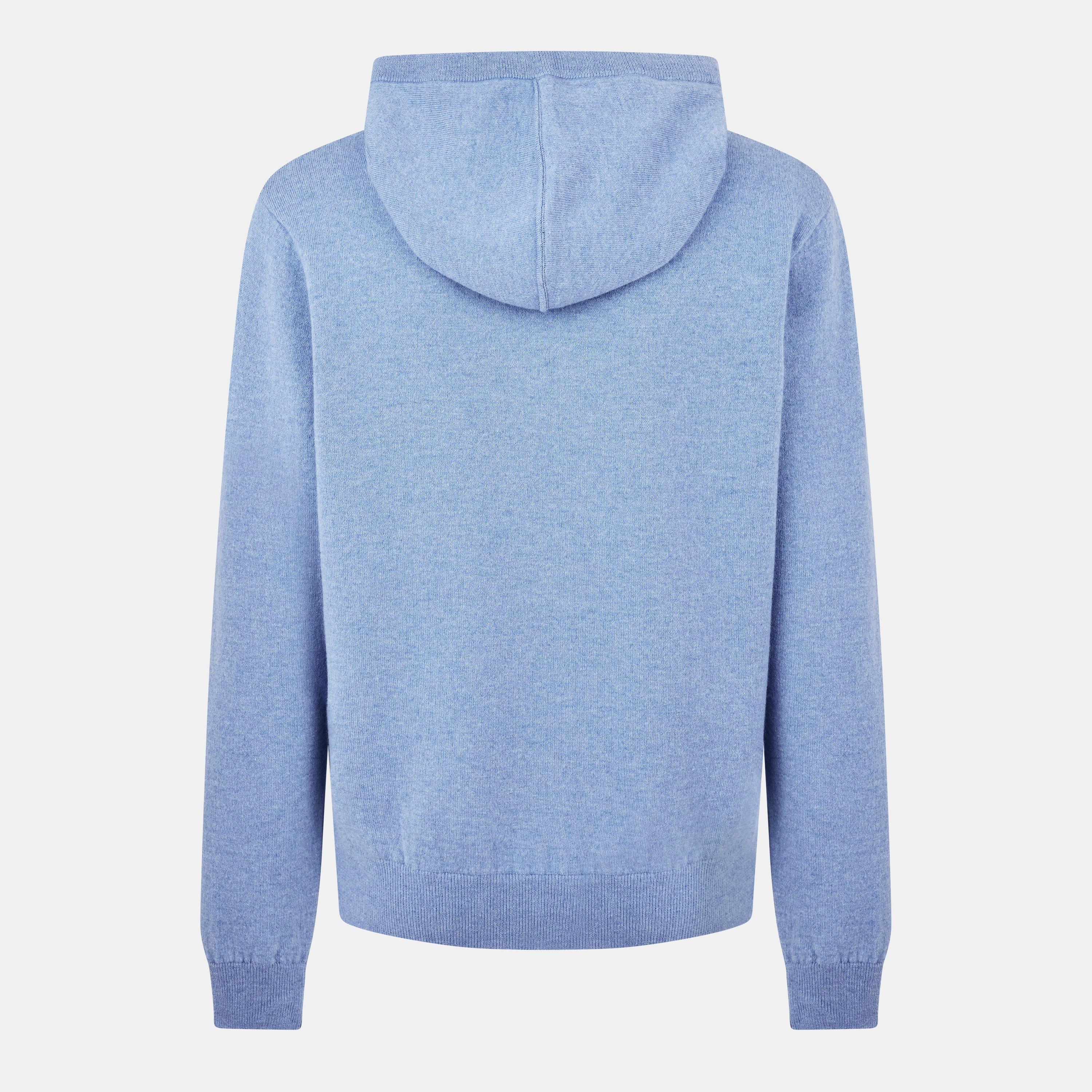 Azure - Jacob Cohen - Men's Knitted Hoodie - 2