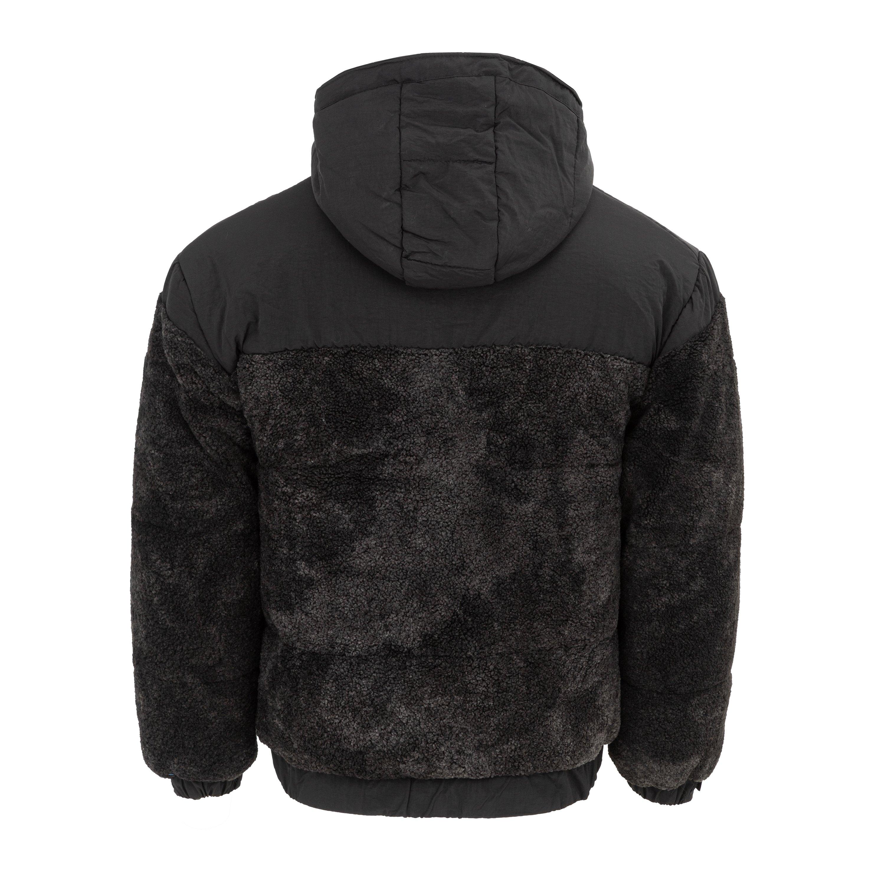 Crna - Lonsdale - Windproof Long Sleeve Sherpa Jacket - 2