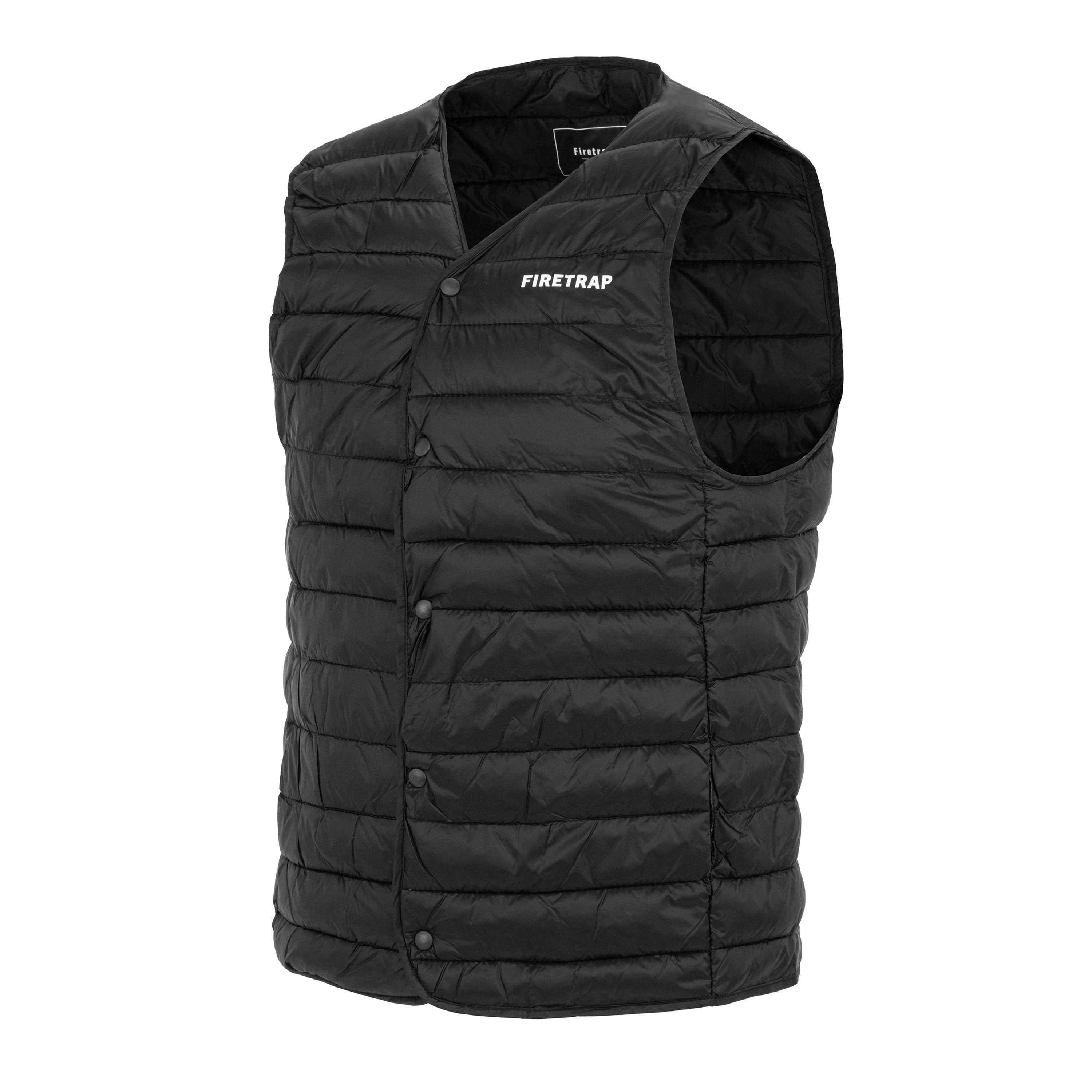 Crna - Firetrap - Mens Gilet - 3