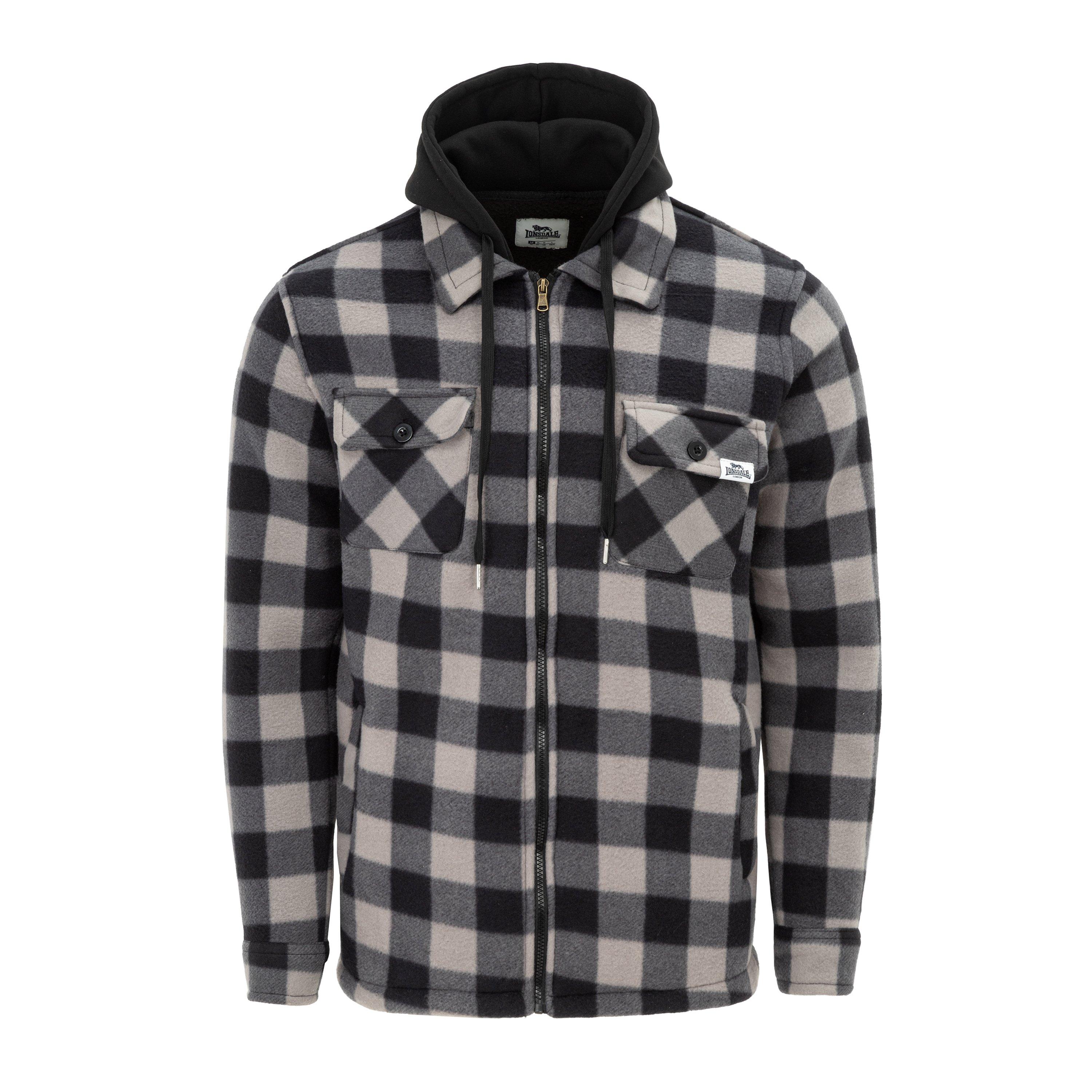 Mørkegrå - Lonsdale - Mens Sherp Shirt - 1