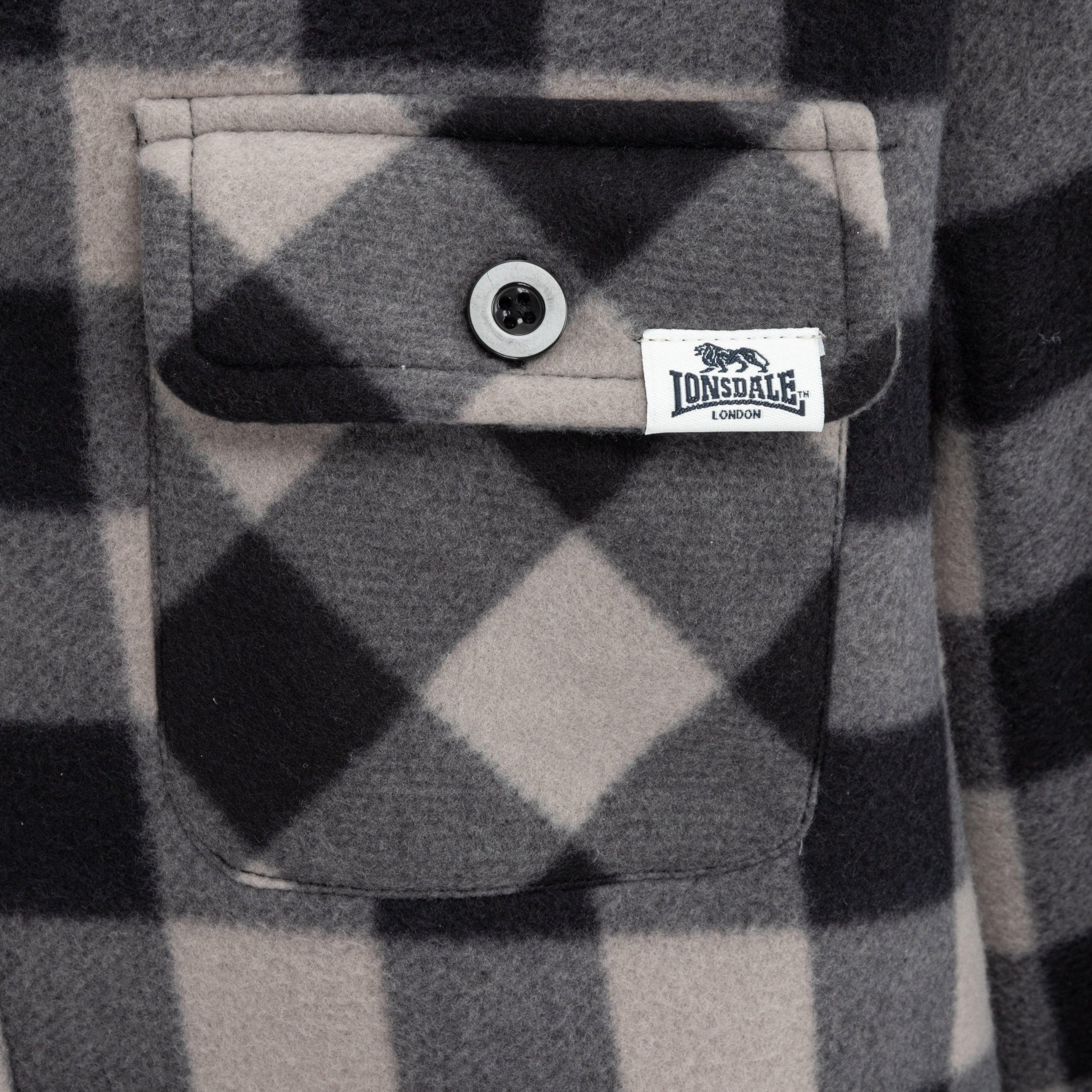 Mørkegrå - Lonsdale - Mens Sherp Shirt - 4