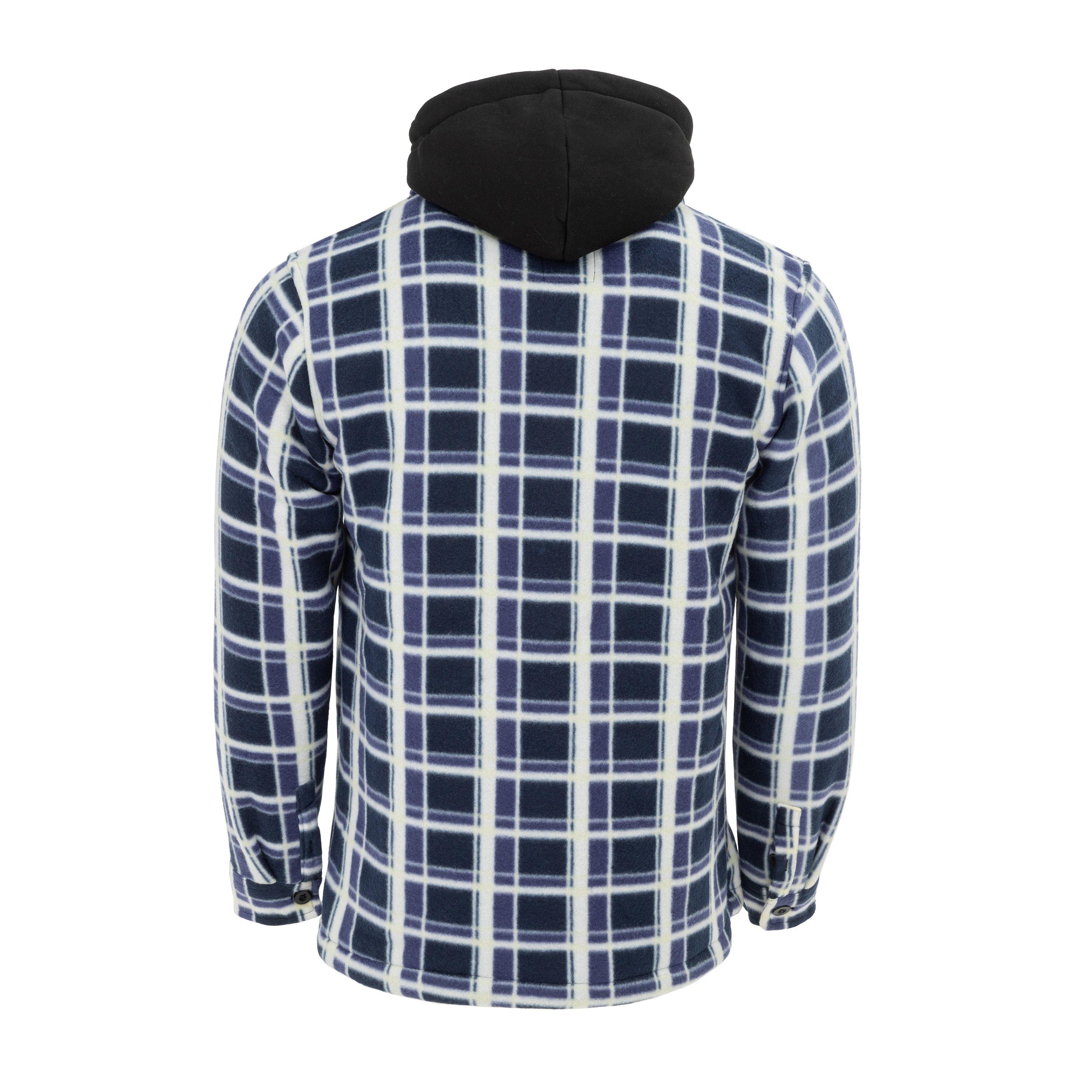 Morado - Lonsdale - Men's  Hooded Long Sleeve Sherpa Jacket - 2