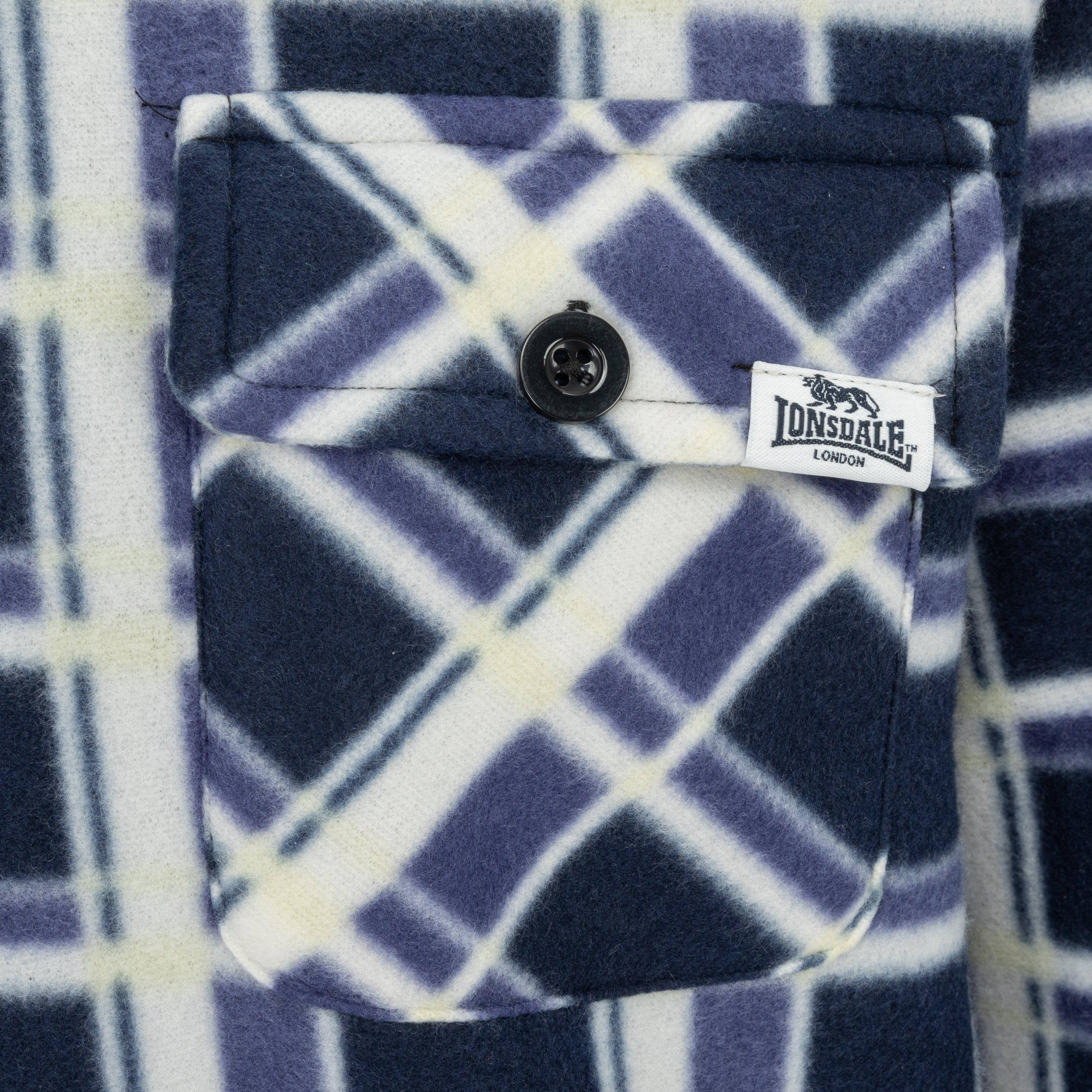 Morado - Lonsdale - Men's  Hooded Long Sleeve Sherpa Jacket - 4