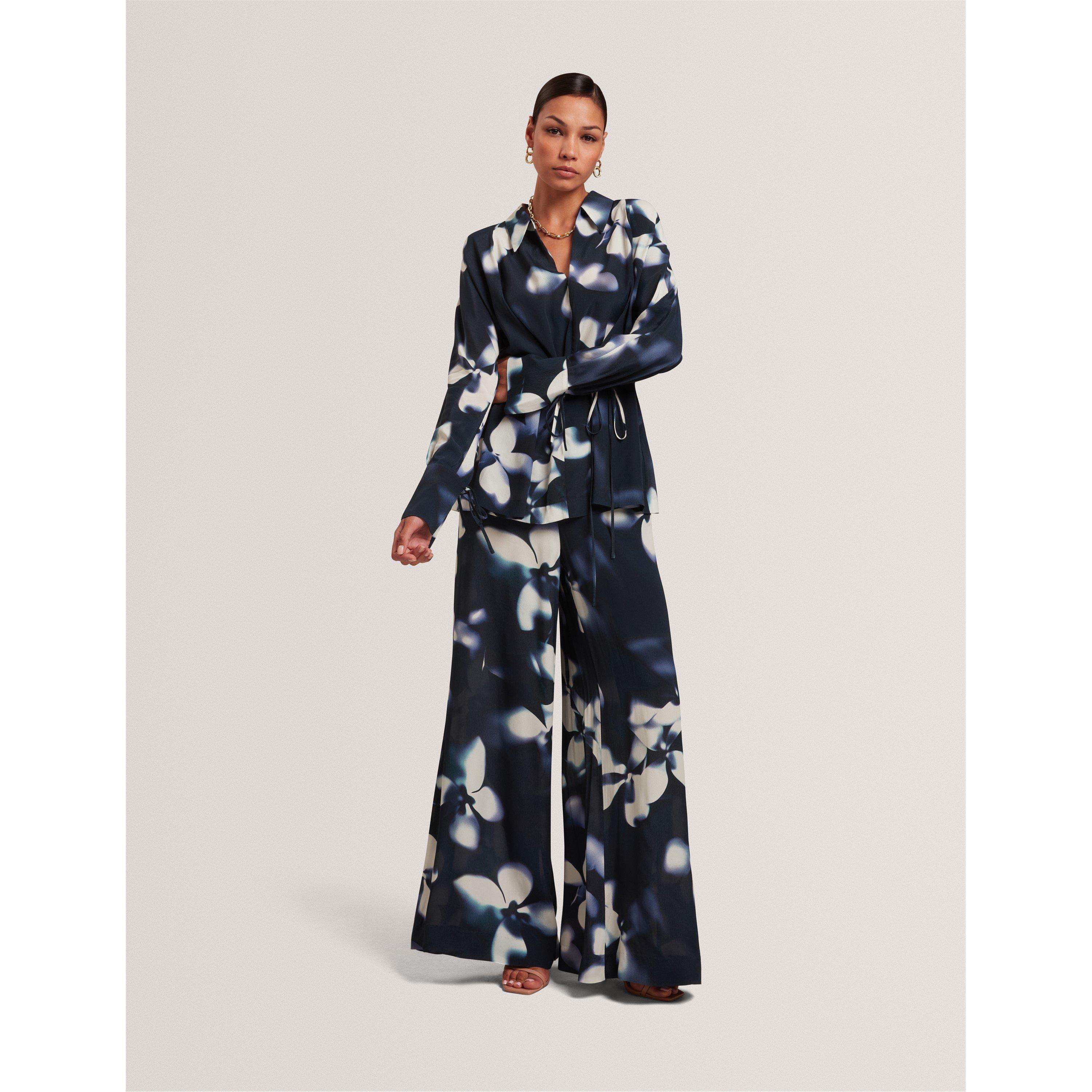 Navy - Ted Baker - Ted Print Trouser Ld61 - 5