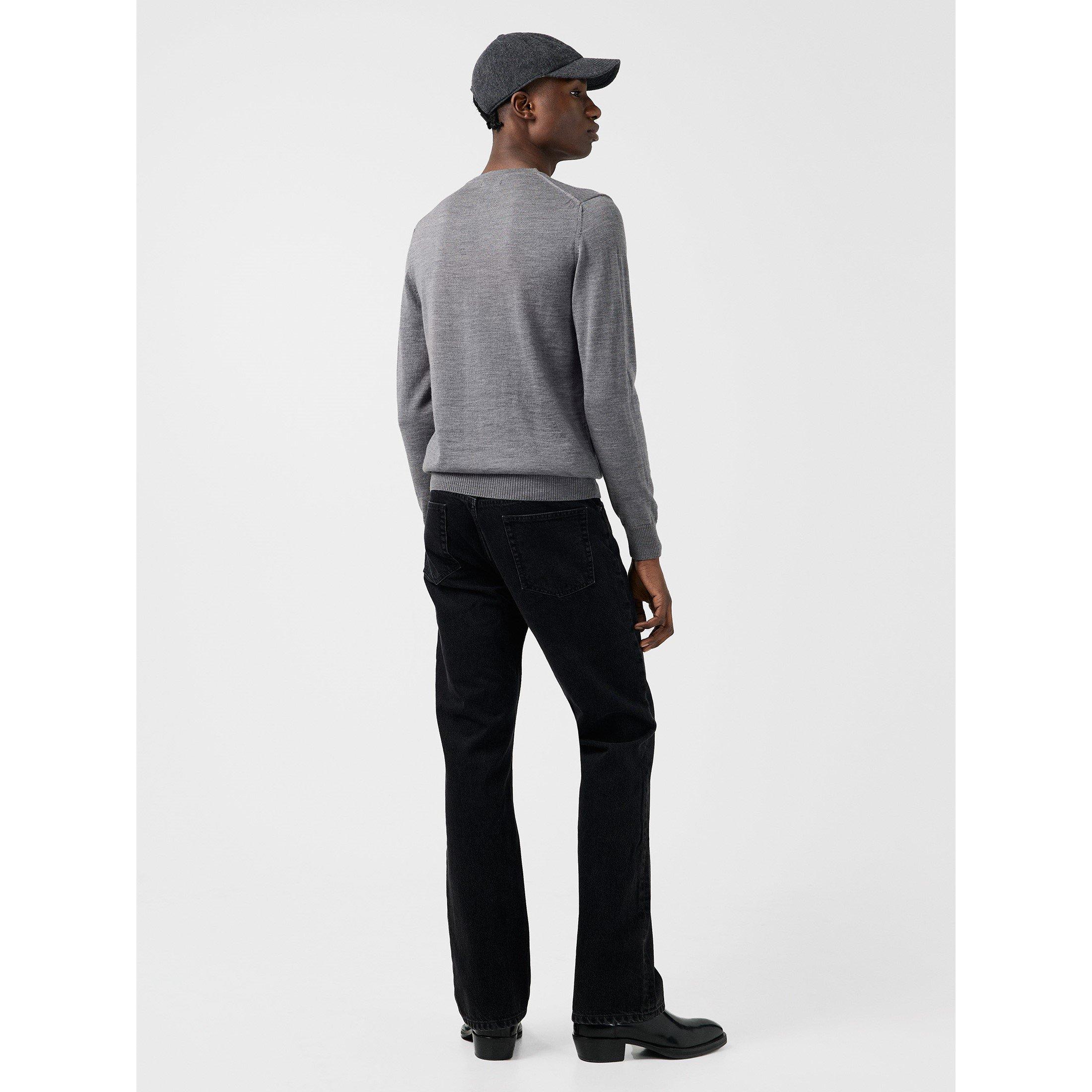 Grey Mel 9363 - J Lindeberg - Lyle Merino Sweater - 4