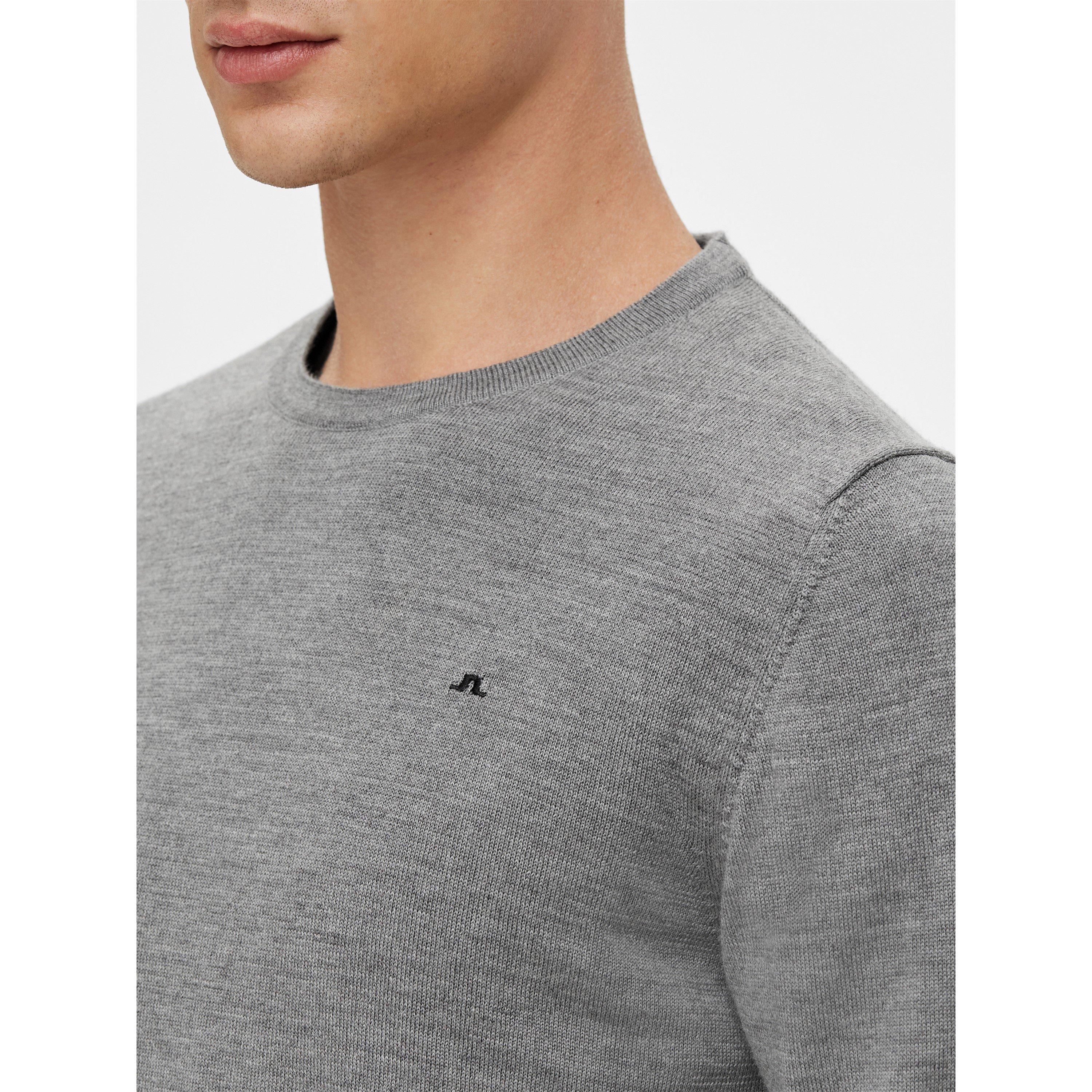 Grey Mel 9363 - J Lindeberg - Lyle Merino Sweater - 5