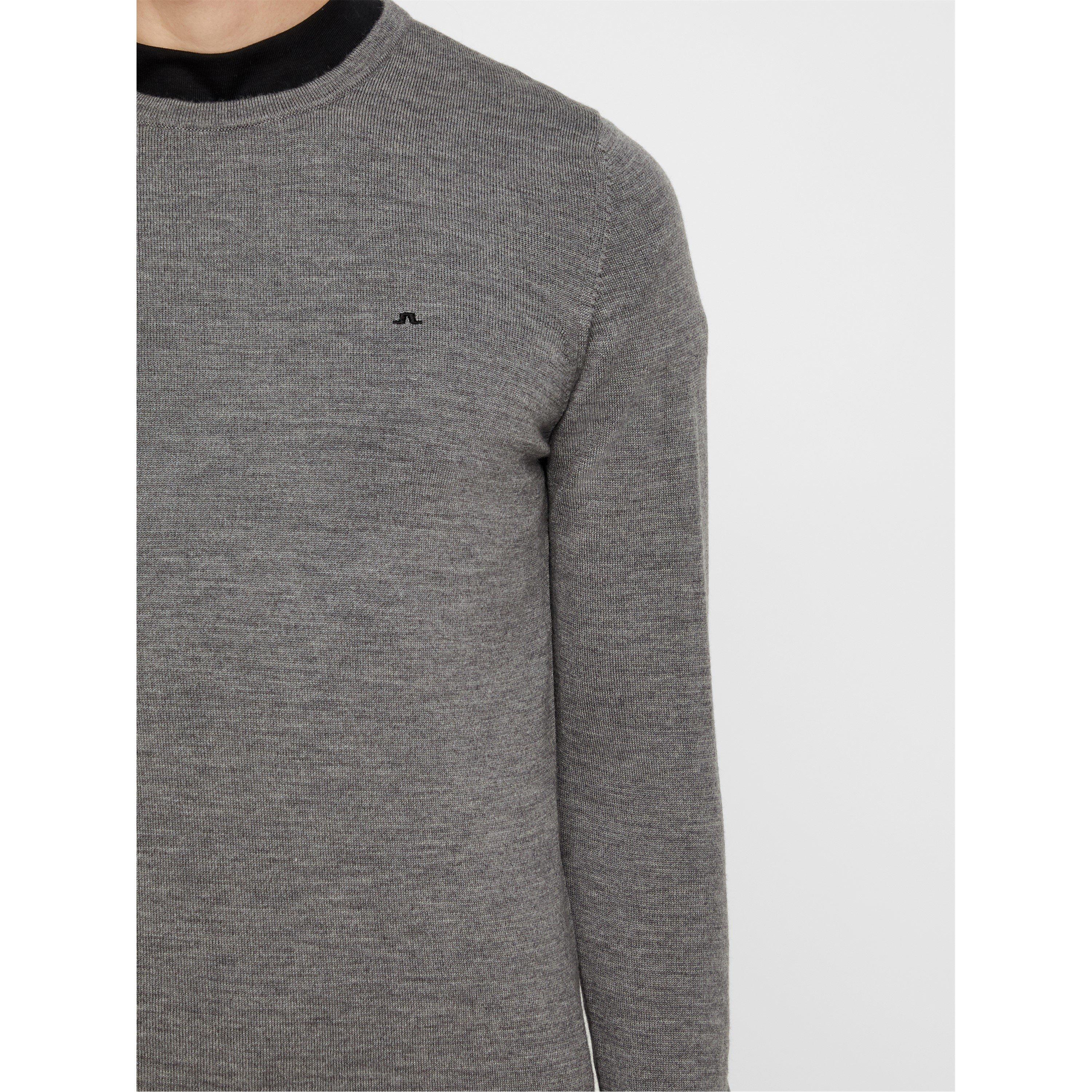 Grey Mel 9363 - J Lindeberg - Lyle Merino Sweater - 6