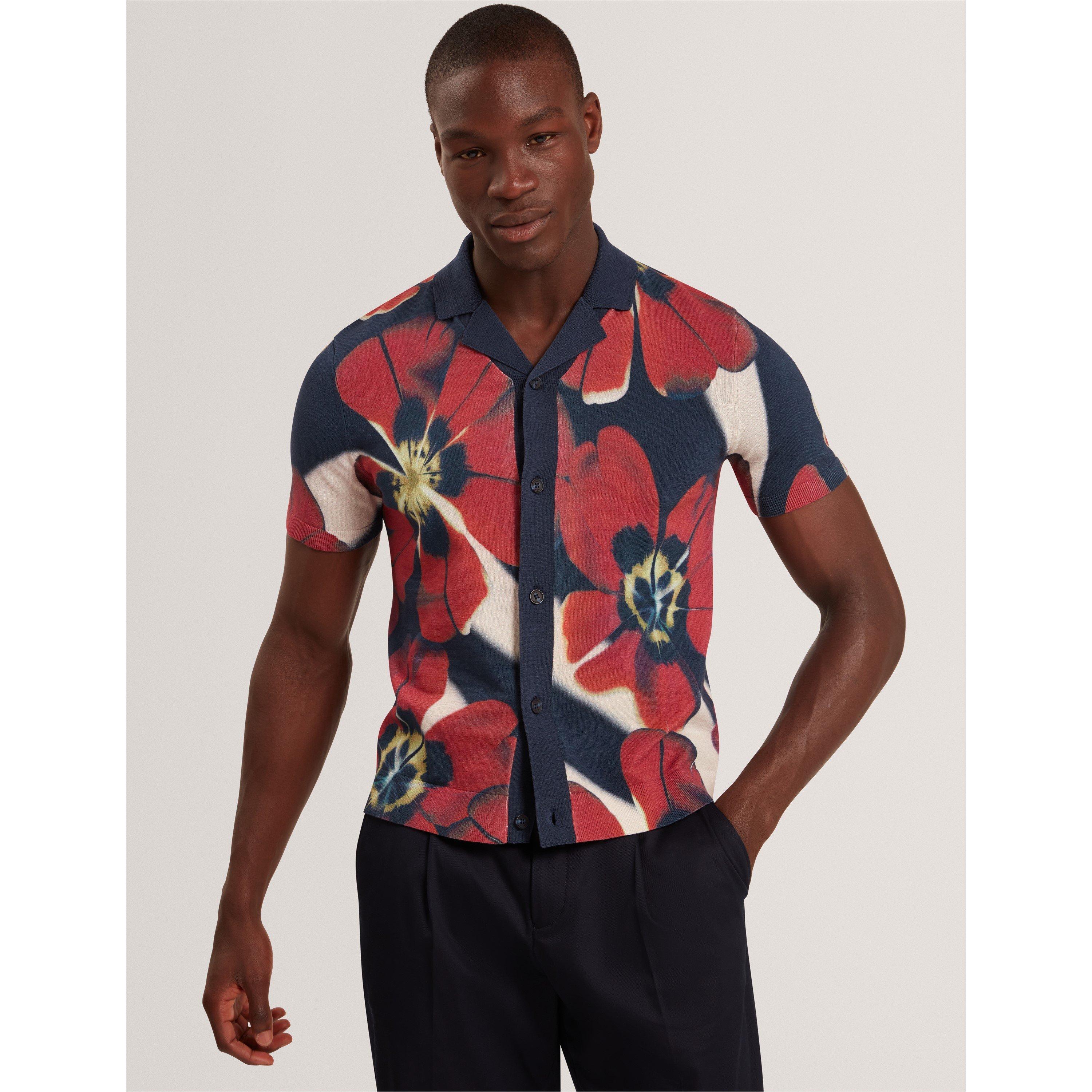 Multicol - Ted Baker - Ted SS Floral Shirt Sn61 - 2