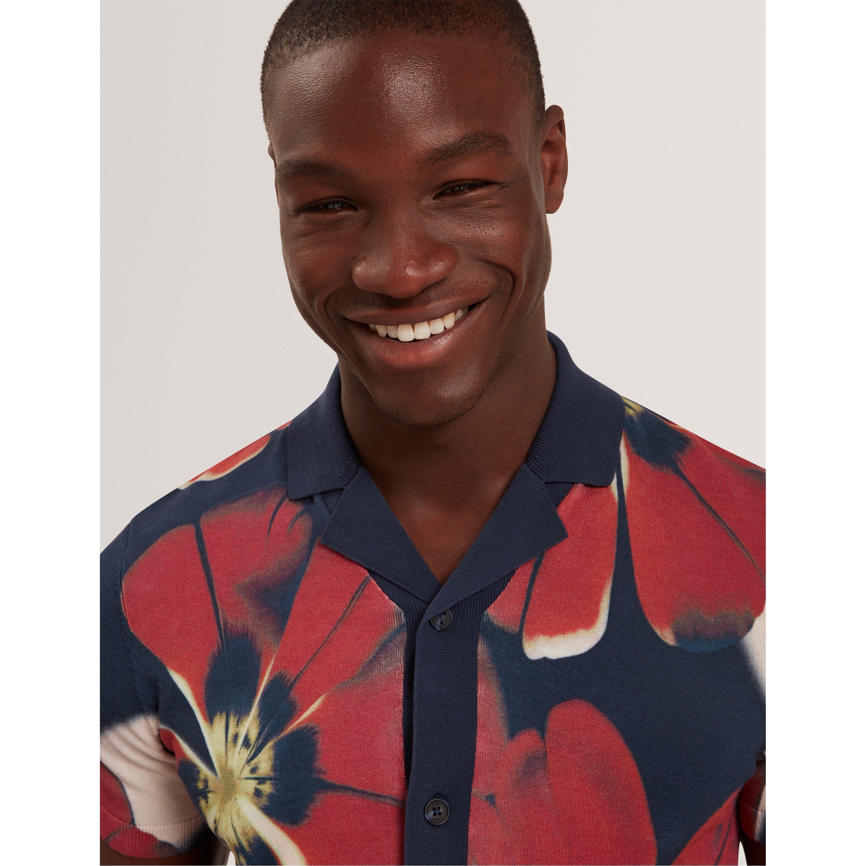 Multicol - Ted Baker - Ted SS Floral Shirt Sn61 - 4