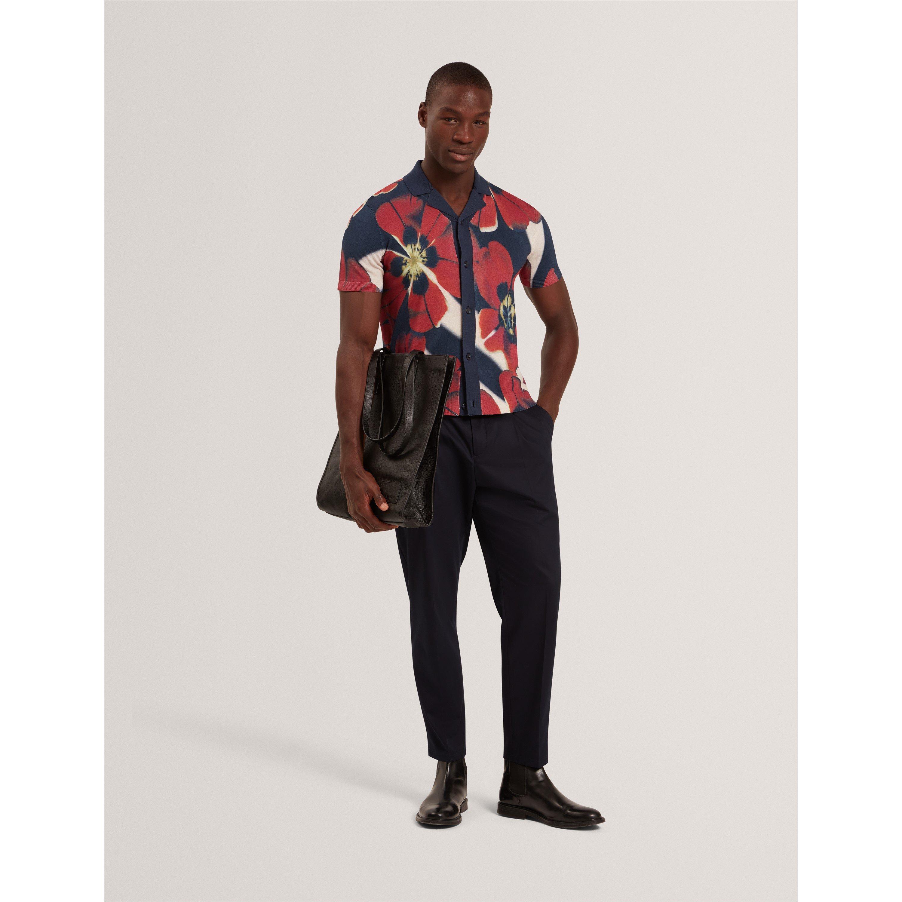 Multicol - Ted Baker - Ted SS Floral Shirt Sn61 - 5