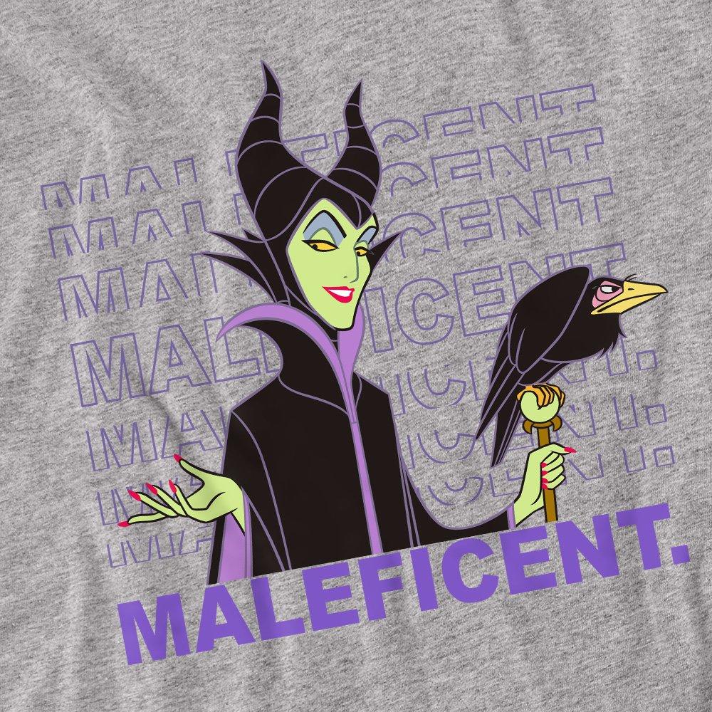 Light Grey - Disney - Maleficent Repeat Name T-Shirt Athletic Heather - 2