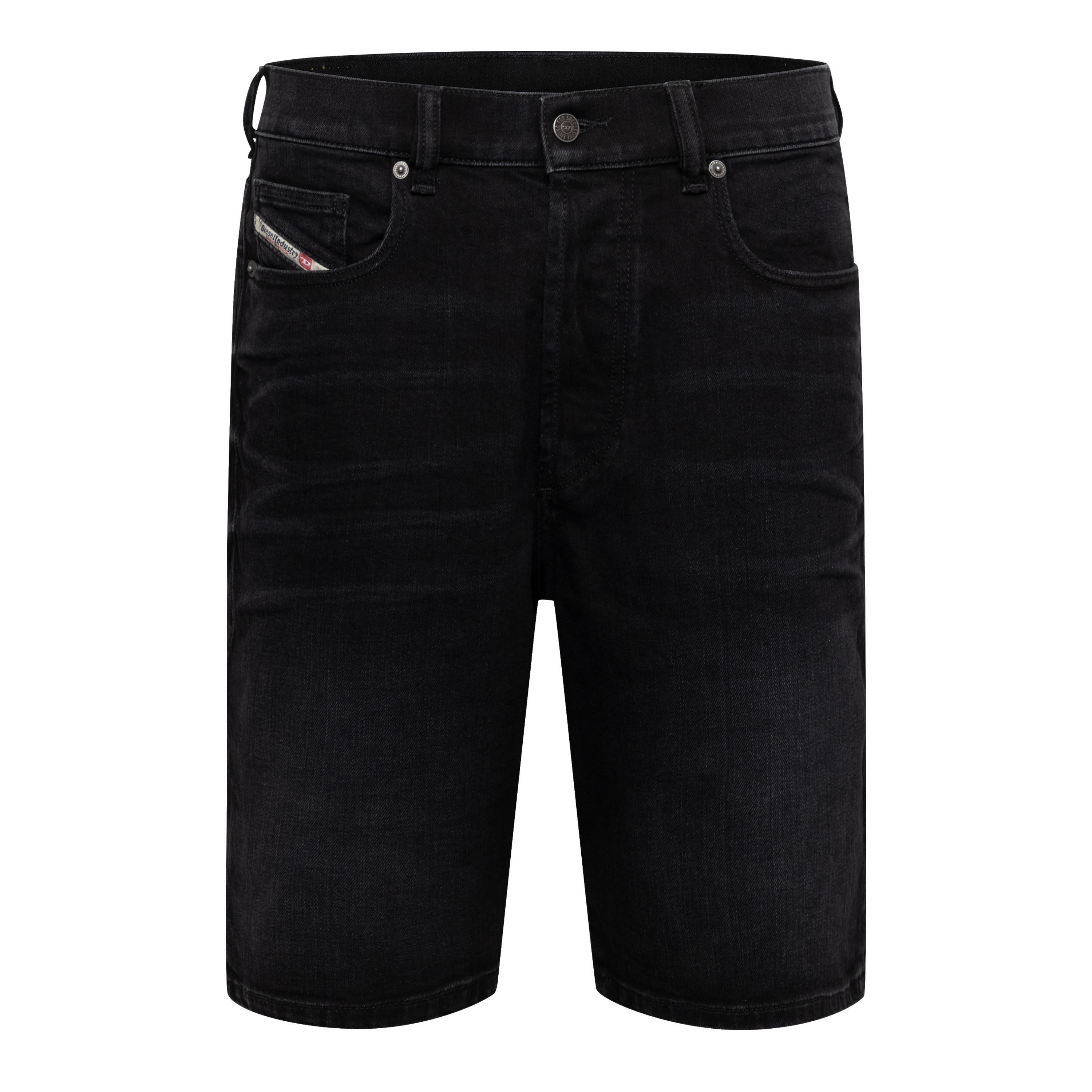 Black/Grey De - Diesel - Men's Calzoncini Denim Shorts - 1