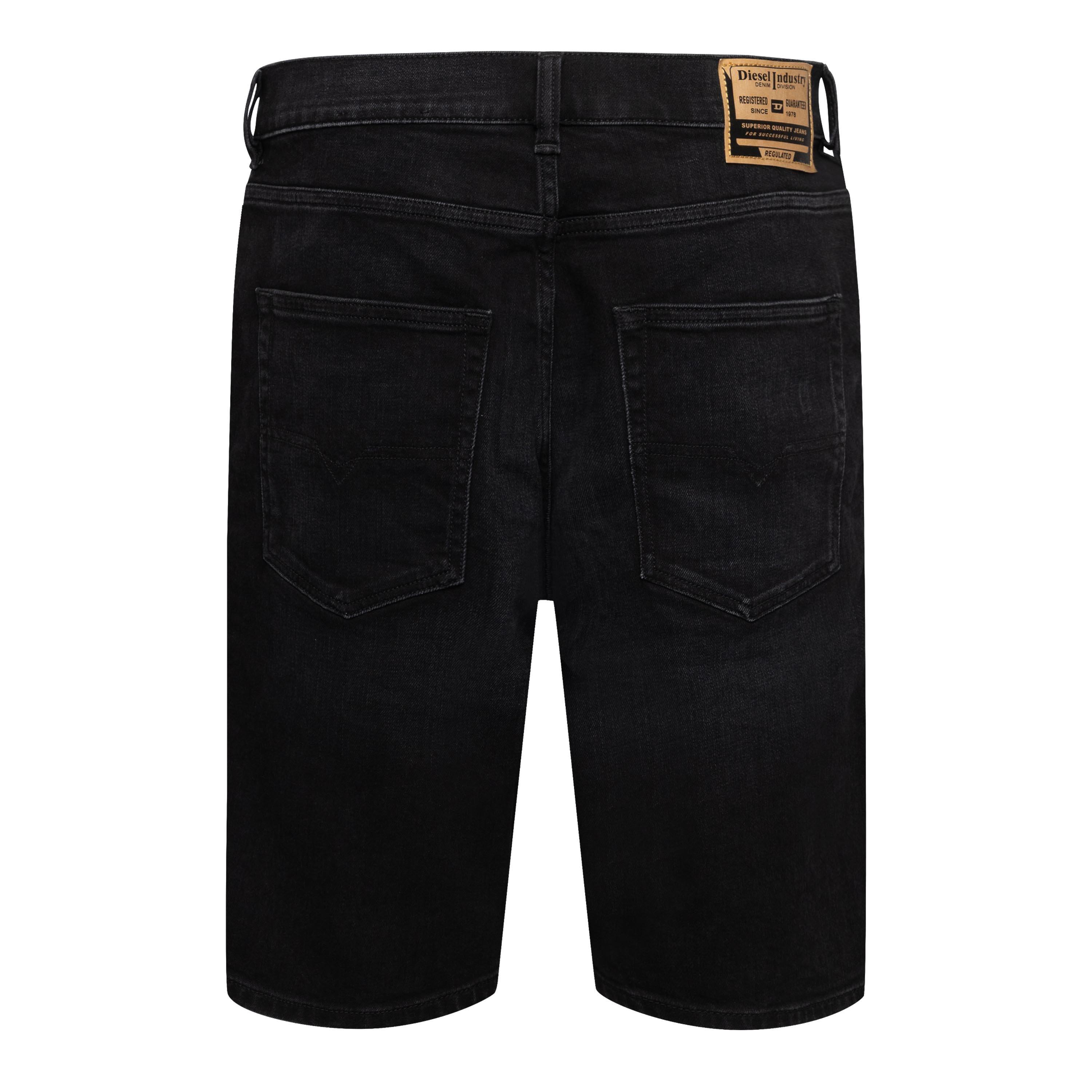 Black/Grey De - Diesel - Men's Calzoncini Denim Shorts - 2