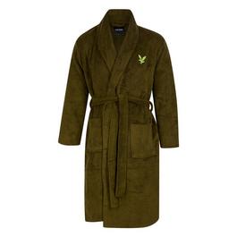Lyle and Scott Embroidered Robe Mens