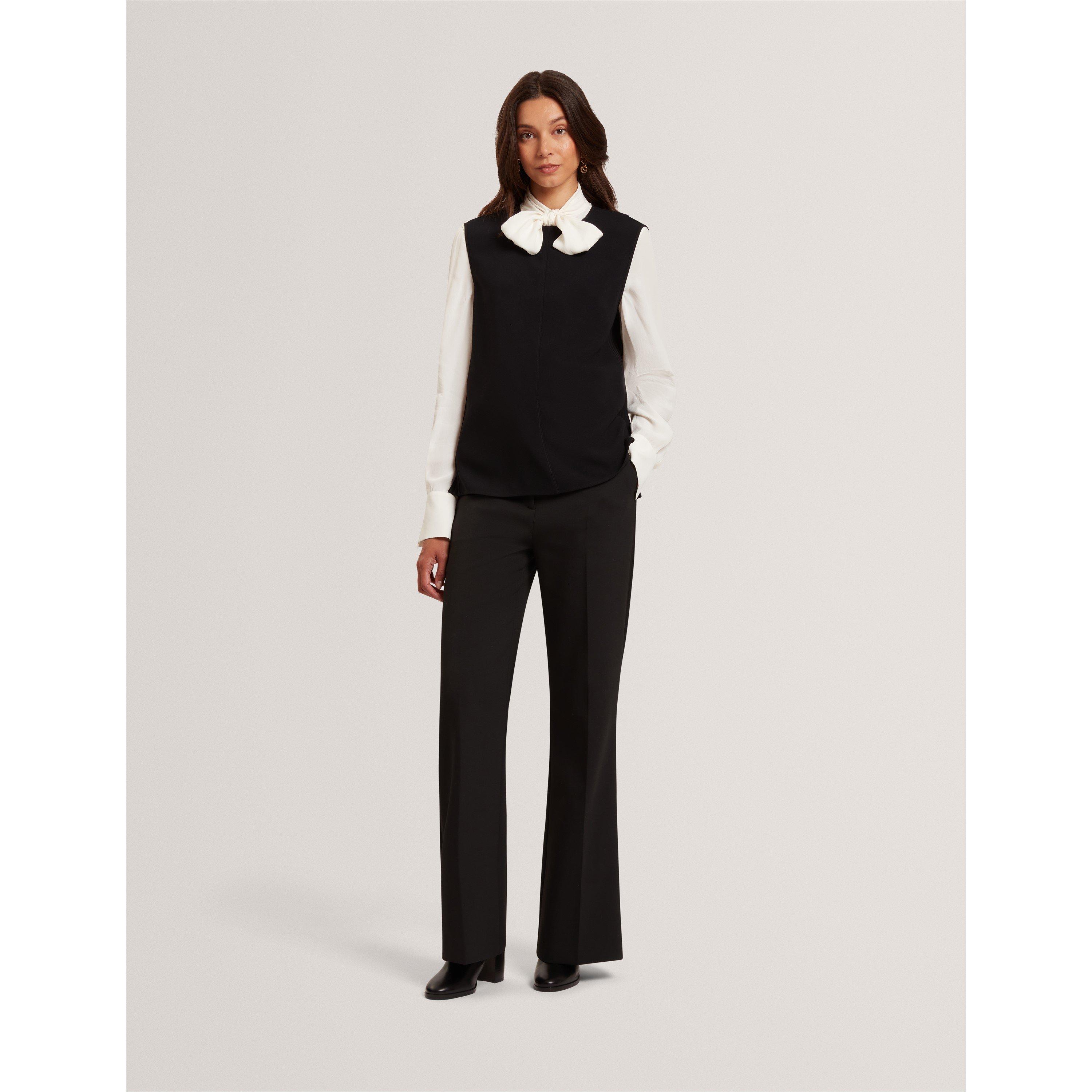 Black - Ted Baker - Women's Woven Sleeveless Shirt - 5