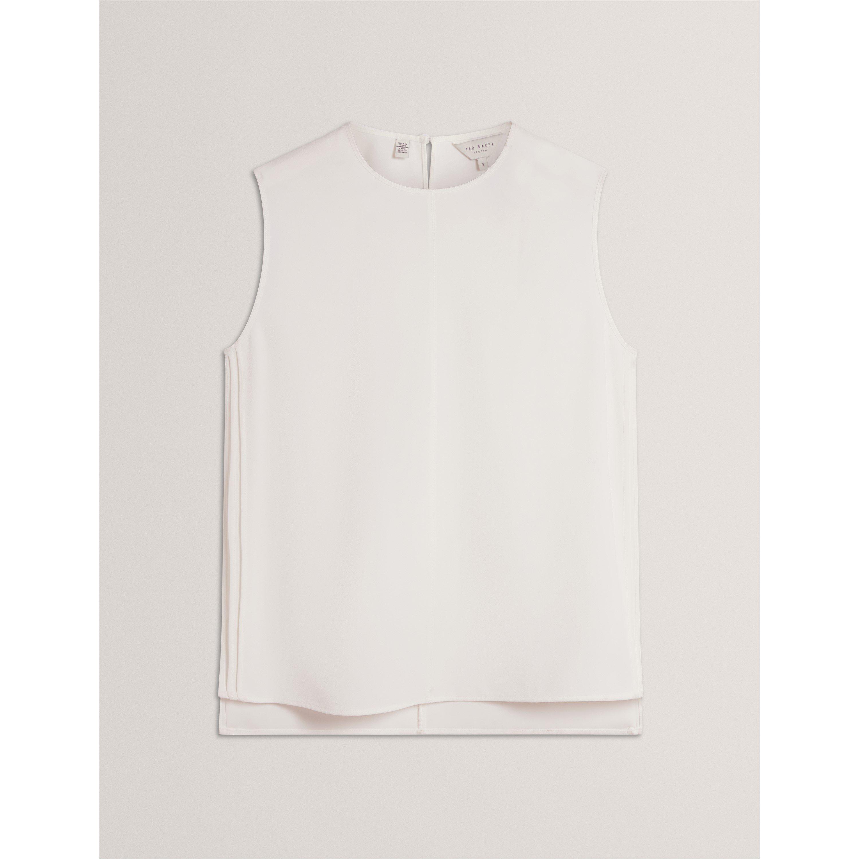 Ivory - Ted Baker - Women's Woven Sleeveless Shirt - 1