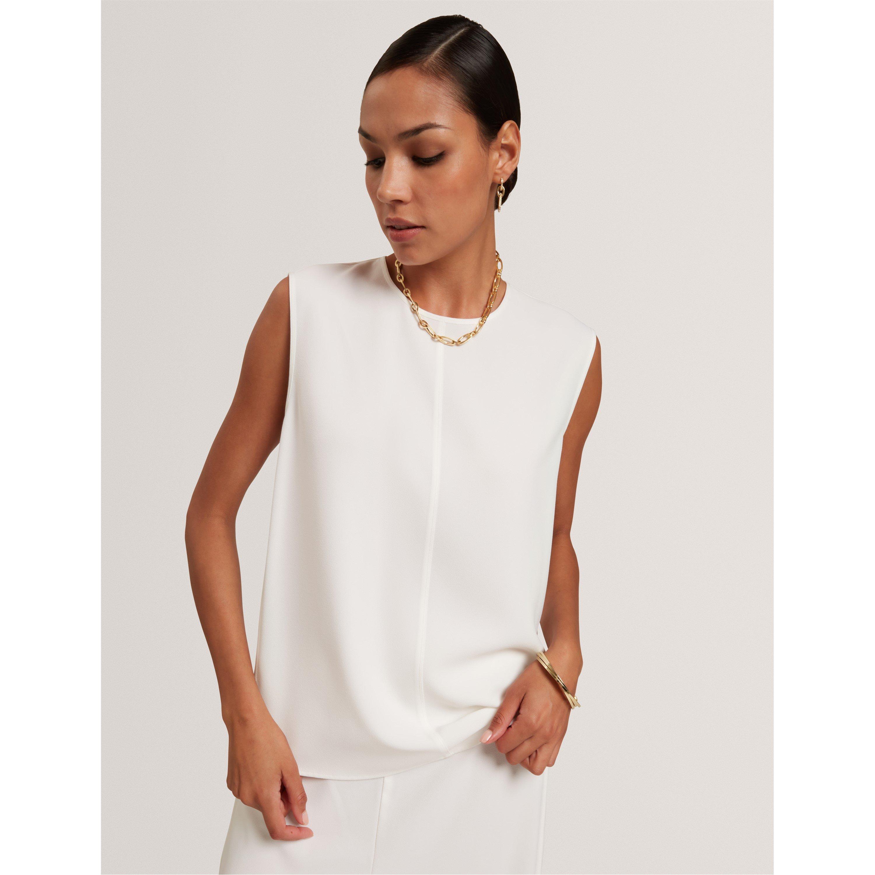 Ivory - Ted Baker - Ted Sless Woven Top Ld61 - 2
