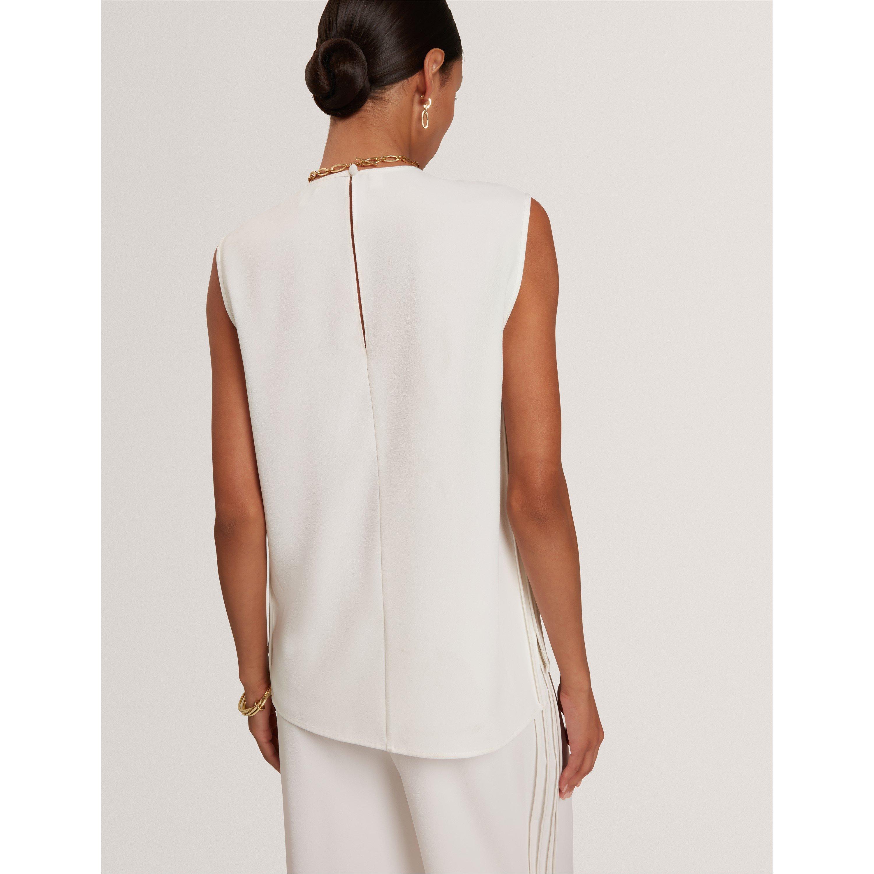 Ivory - Ted Baker - Ted Sless Woven Top Ld61 - 3