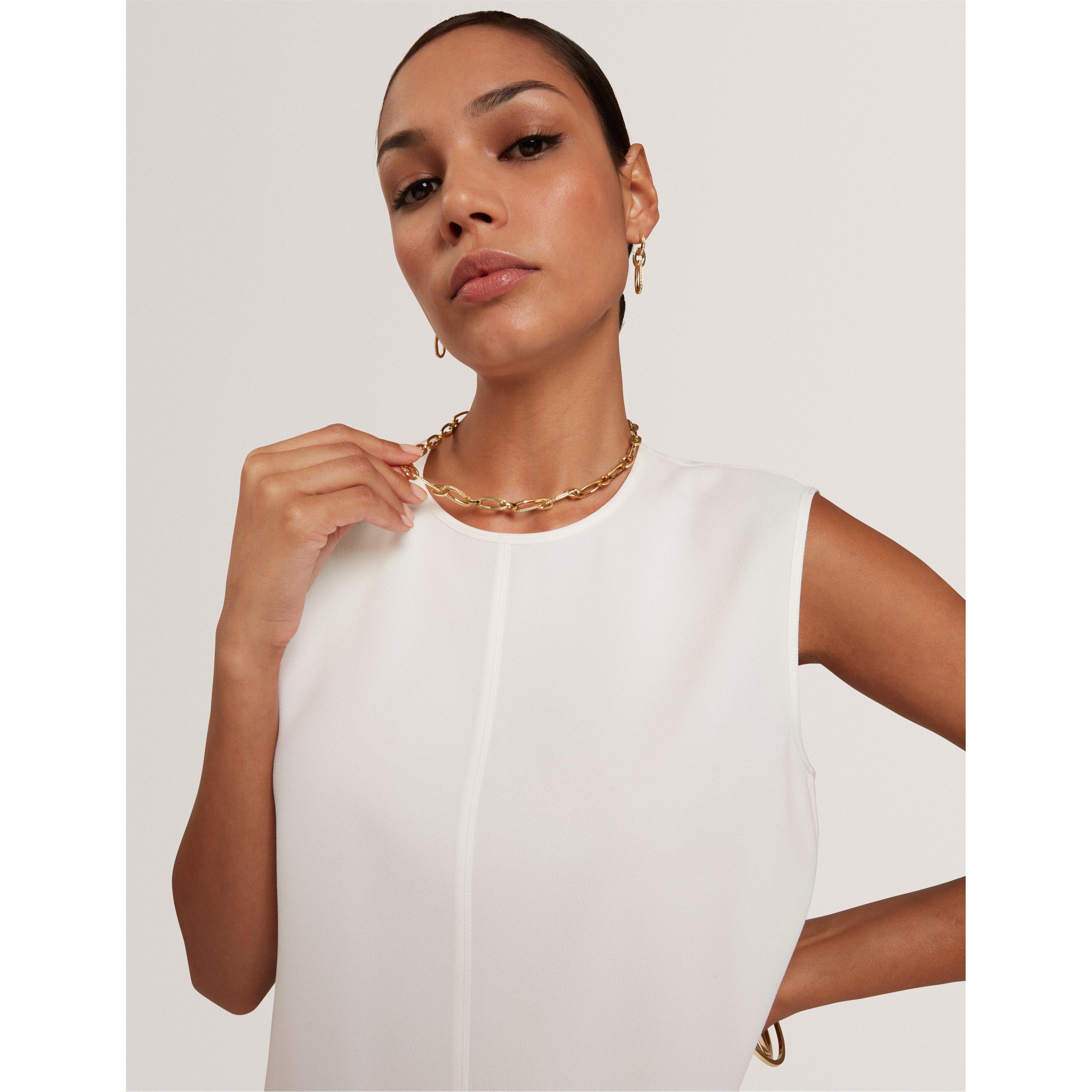 Ivory - Ted Baker - Ted Sless Woven Top Ld61 - 4