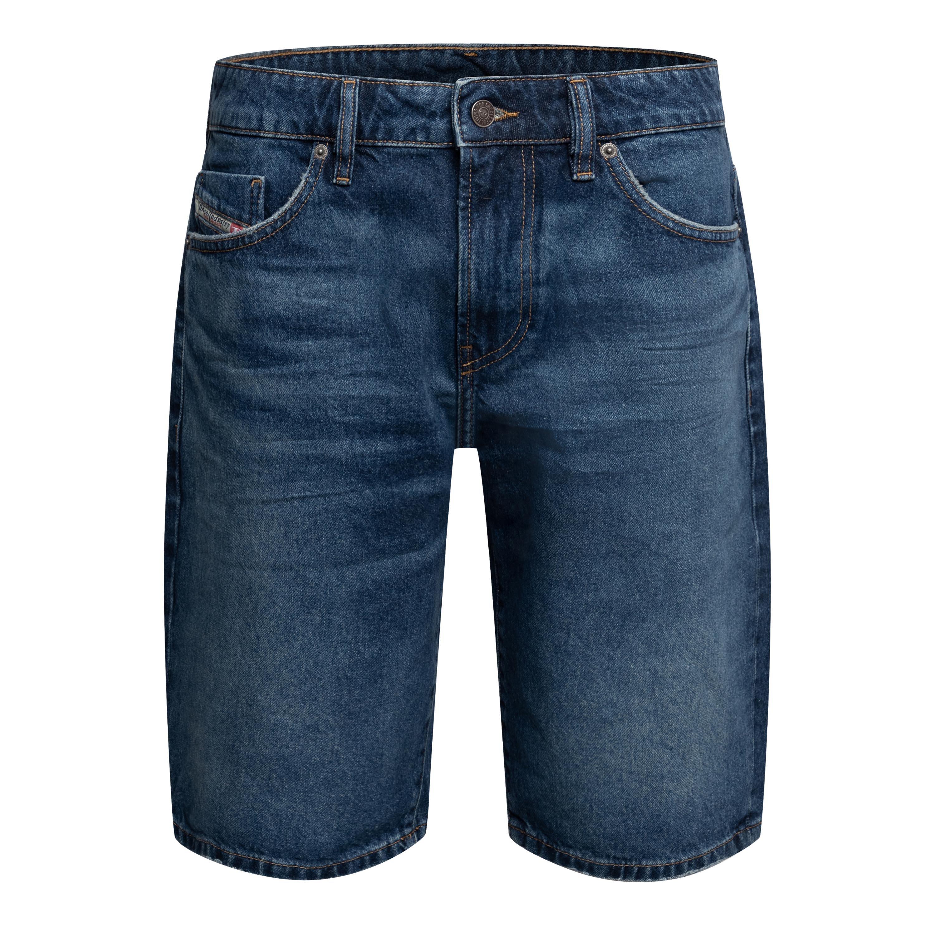 Blue Denim - Diesel - Men's Slim-Short Calzoncini Denim Shorts - 1